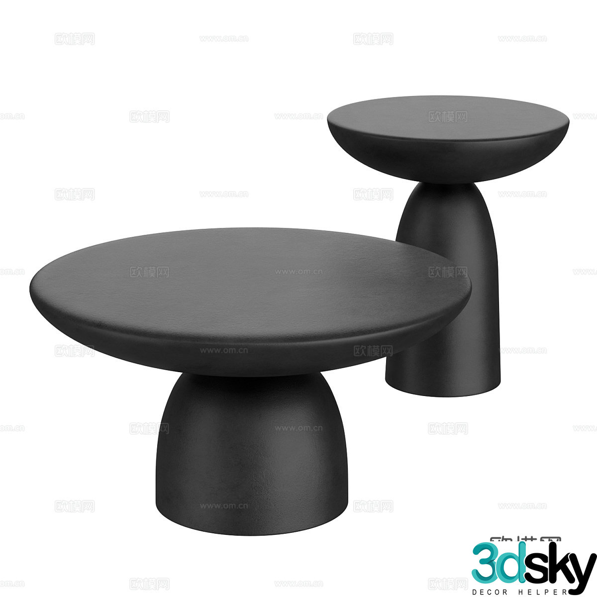 Modern Fasika coffee table combination 3D model