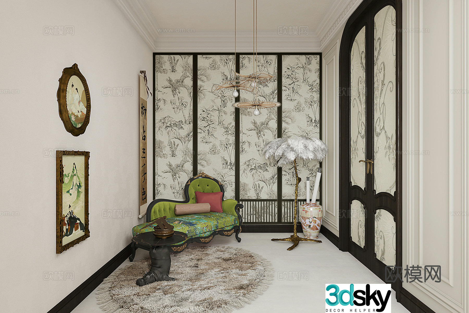 French foyer 3d model
