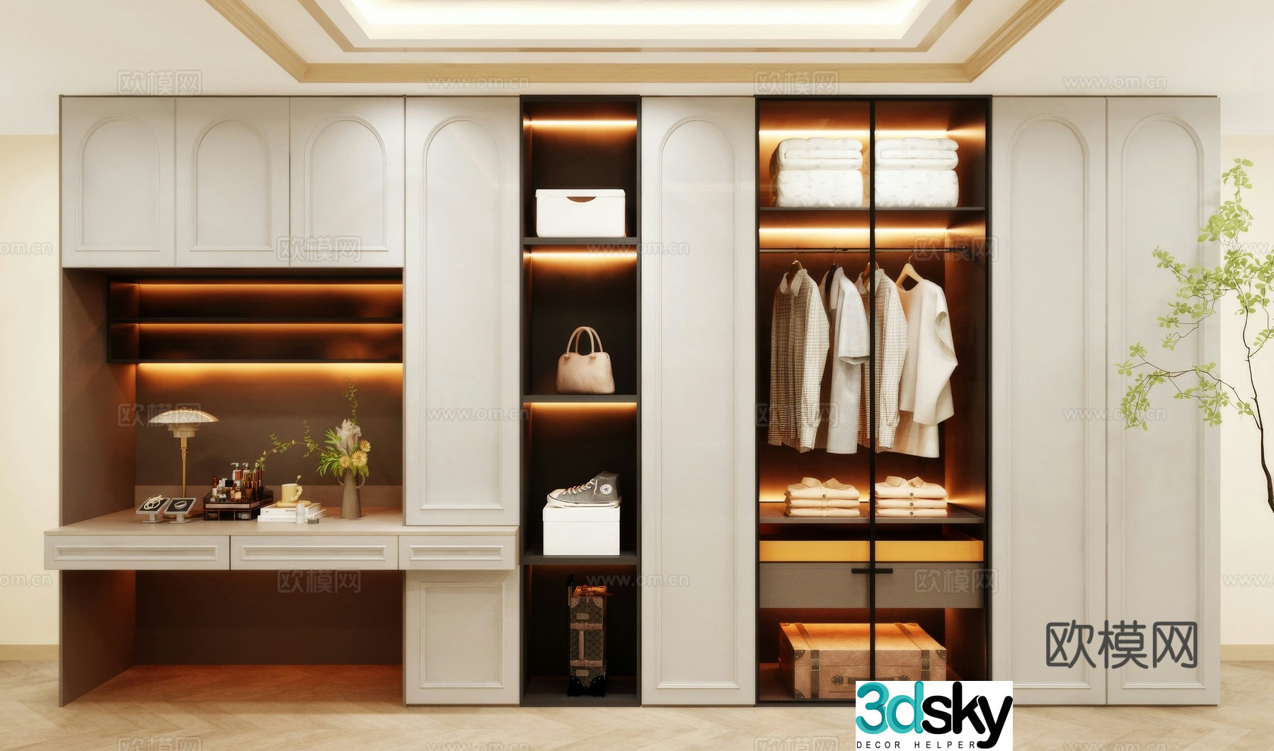 Wardrobe design Wardrobe renderings Wardrobe wardrobe design Wardrobe cabinet 3d model