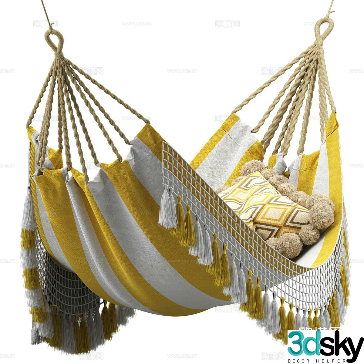 3d model of hanging chair