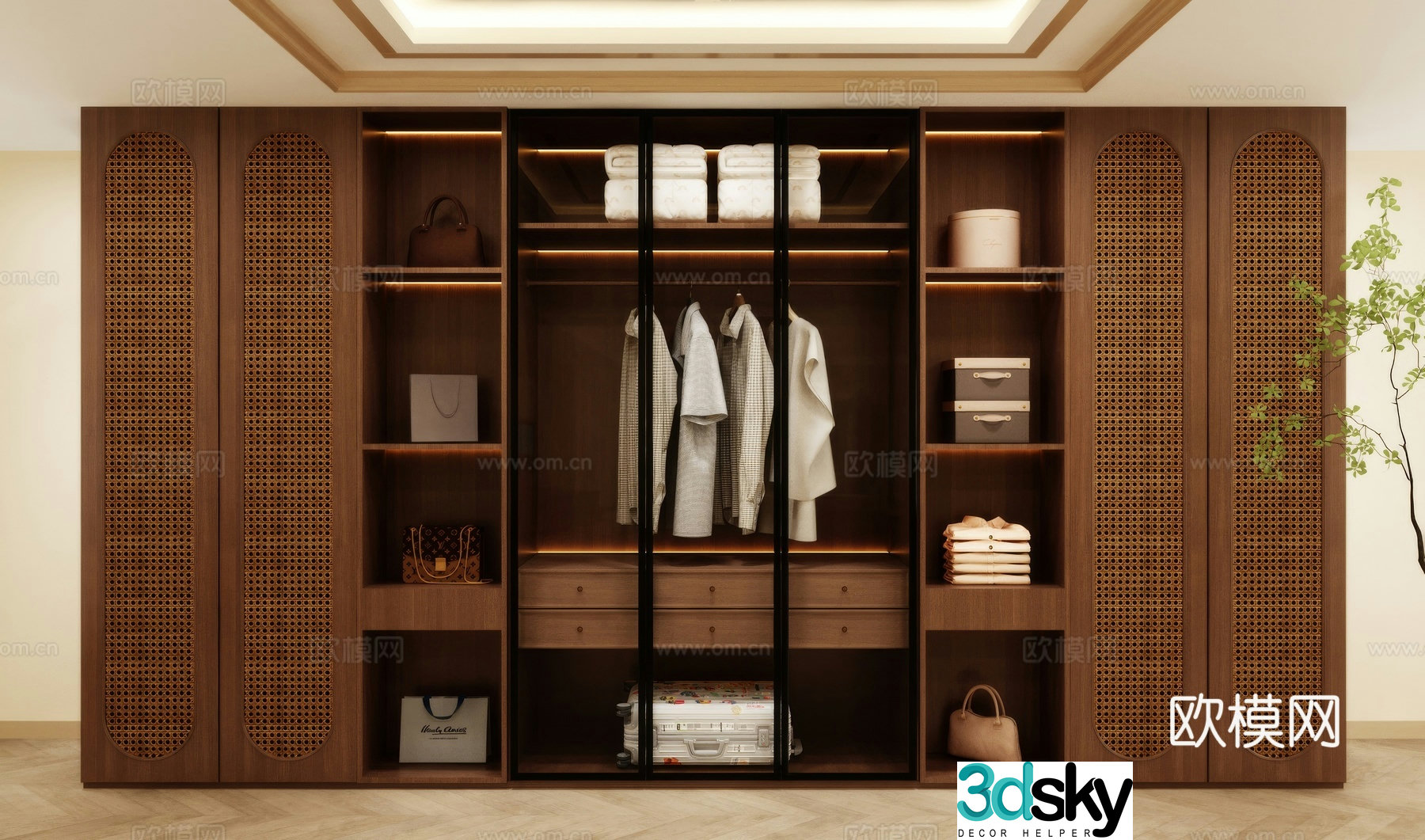 Wardrobe design Wardrobe renderings Wardrobe wardrobe design Wardrobe cabinet 3d model