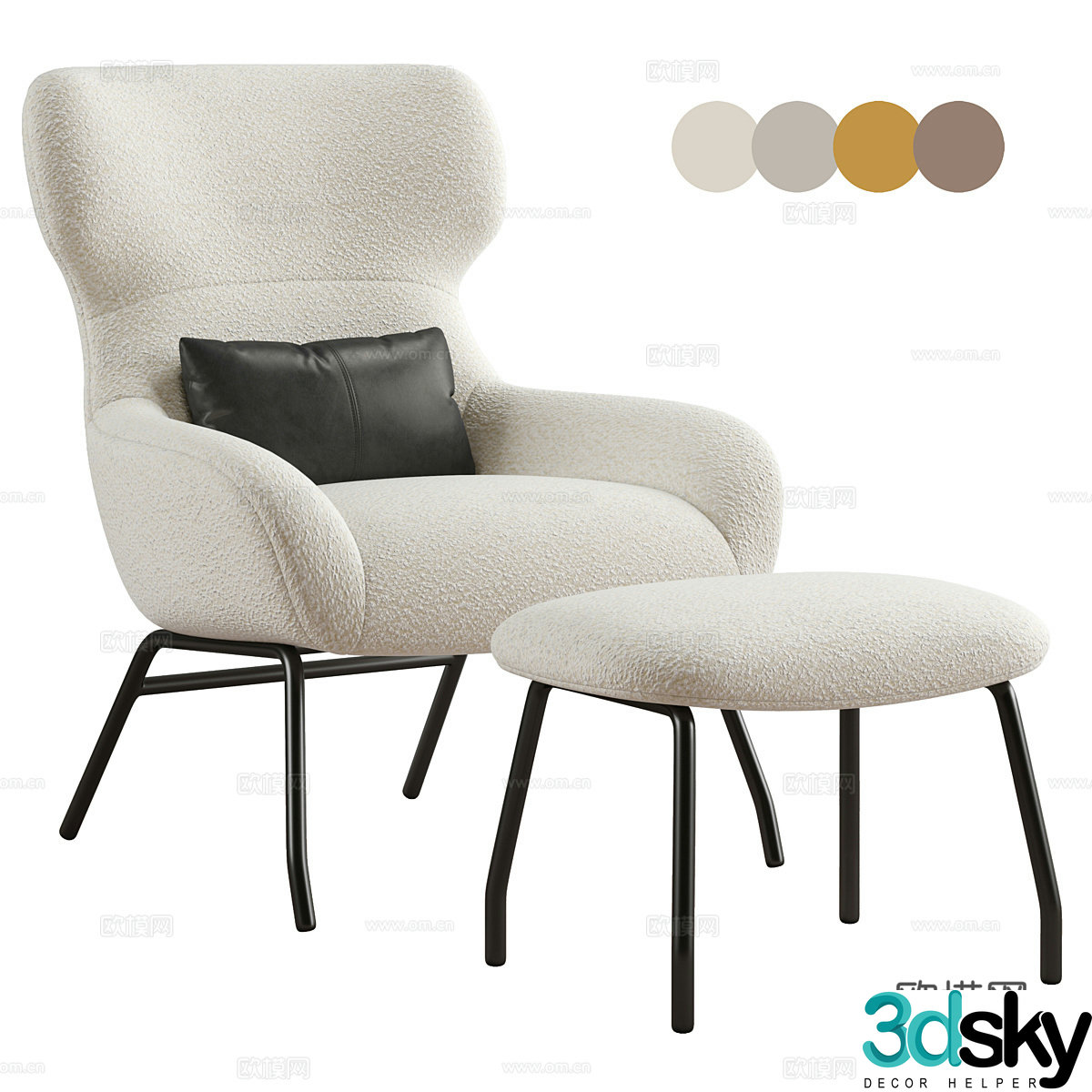 Armchair 3d model