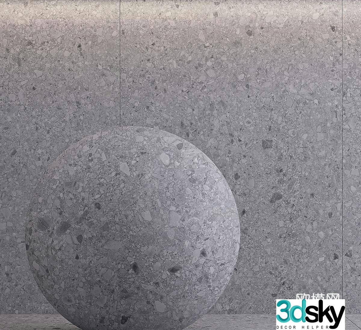 Modern stone terrazzo terrazzo slab rock slab ceramic tile 3d model