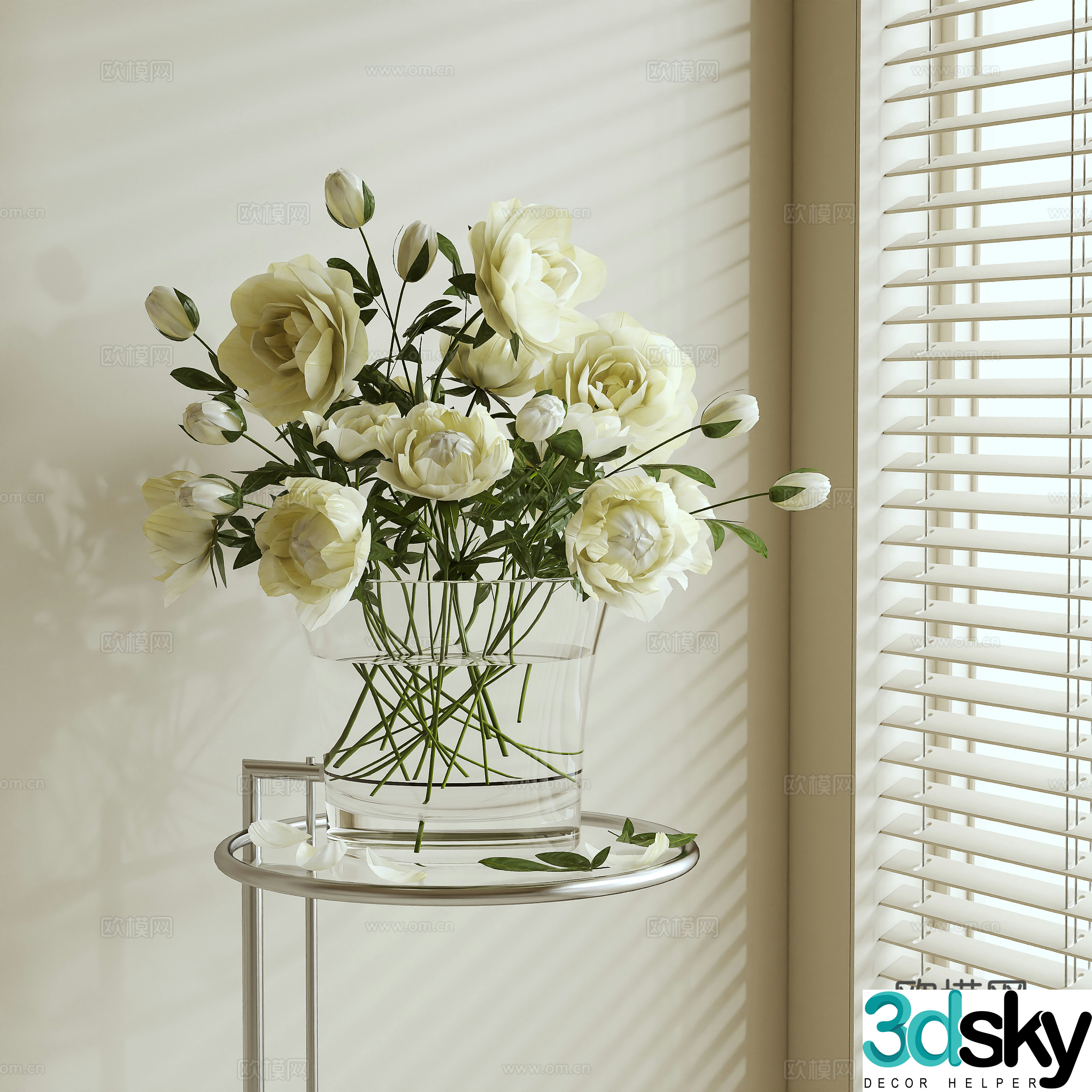 Flower arrangement 3d model