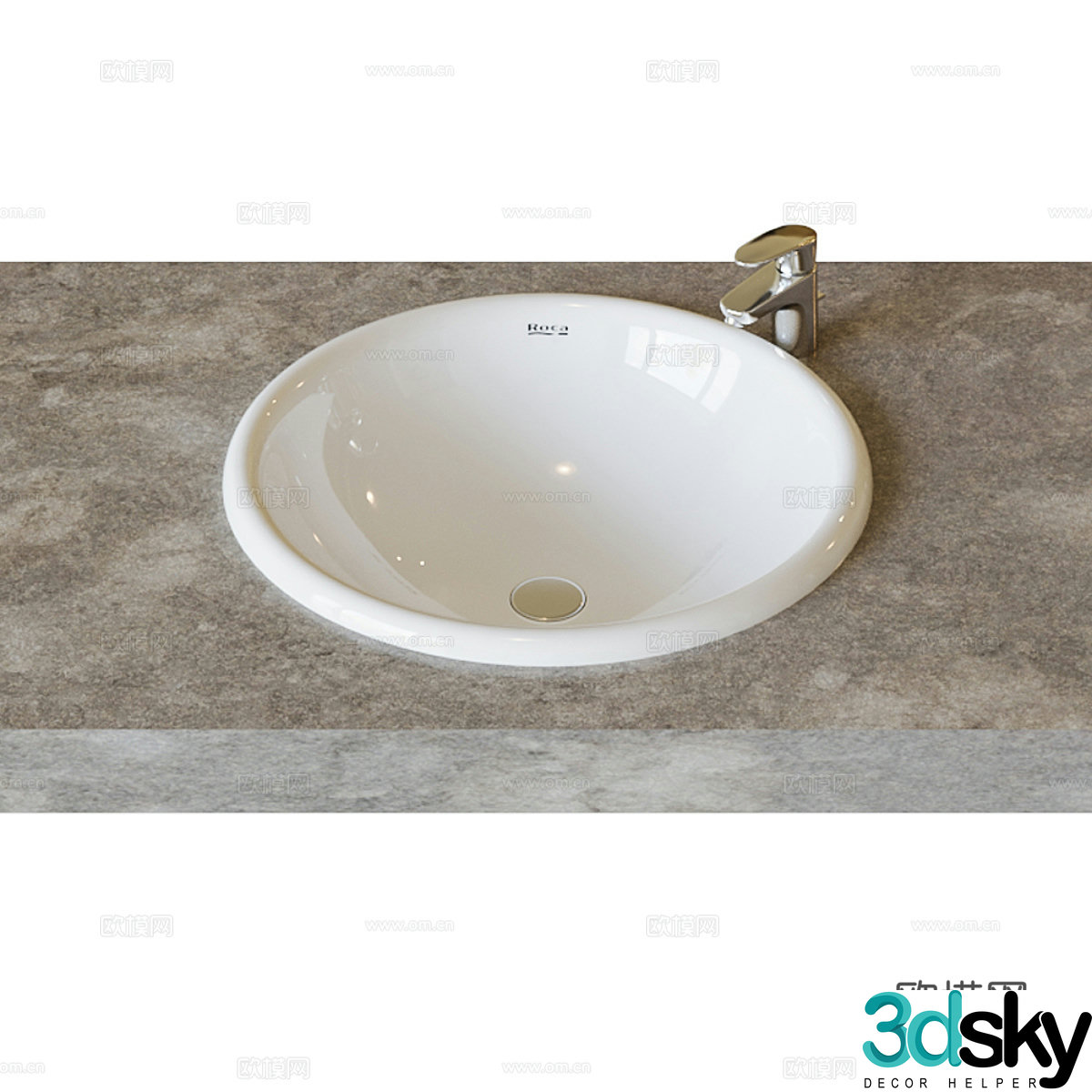 Modern washbasin washbasin 3d model