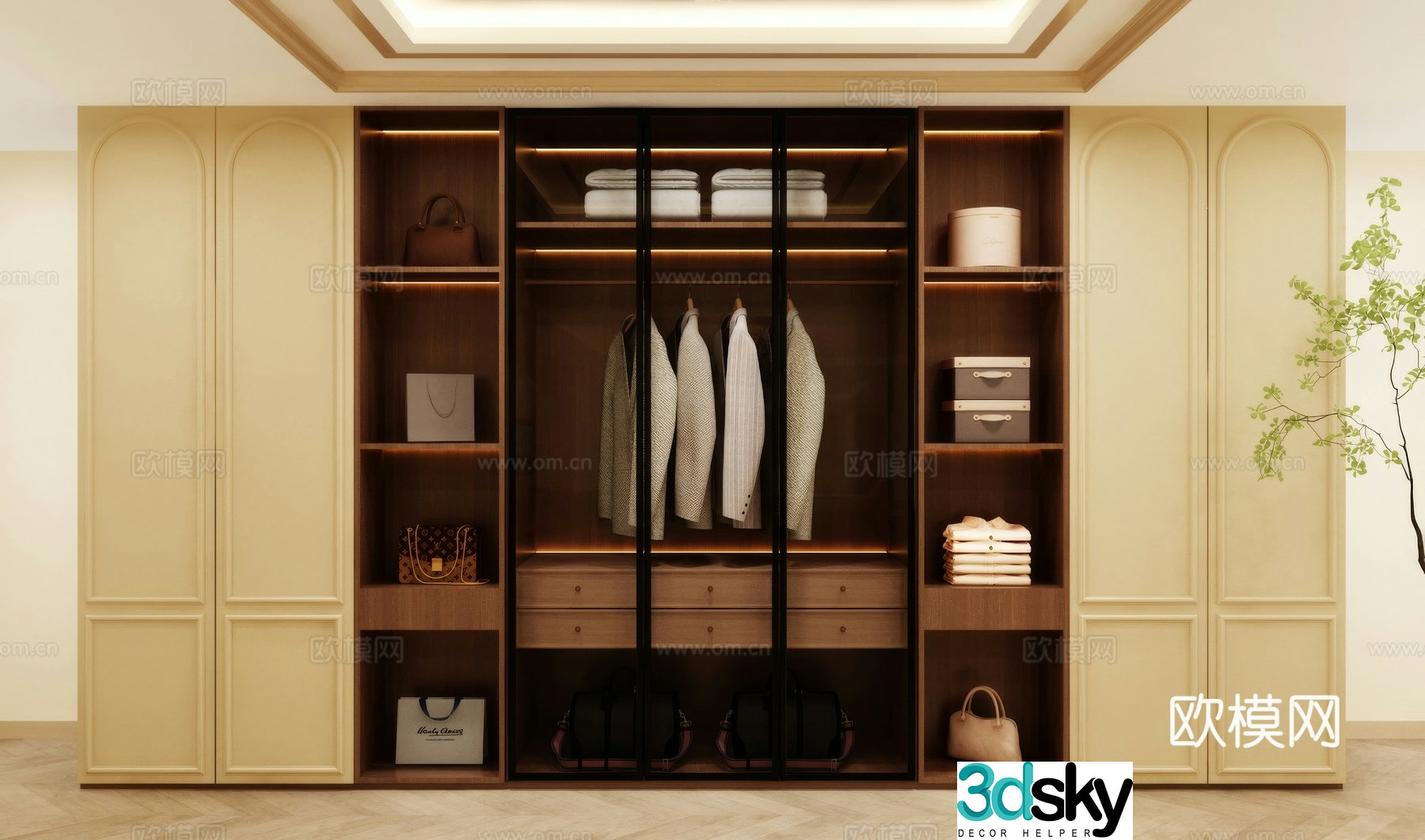 Wardrobe design Wardrobe renderings Wardrobe wardrobe design Wardrobe cabinet 3d model