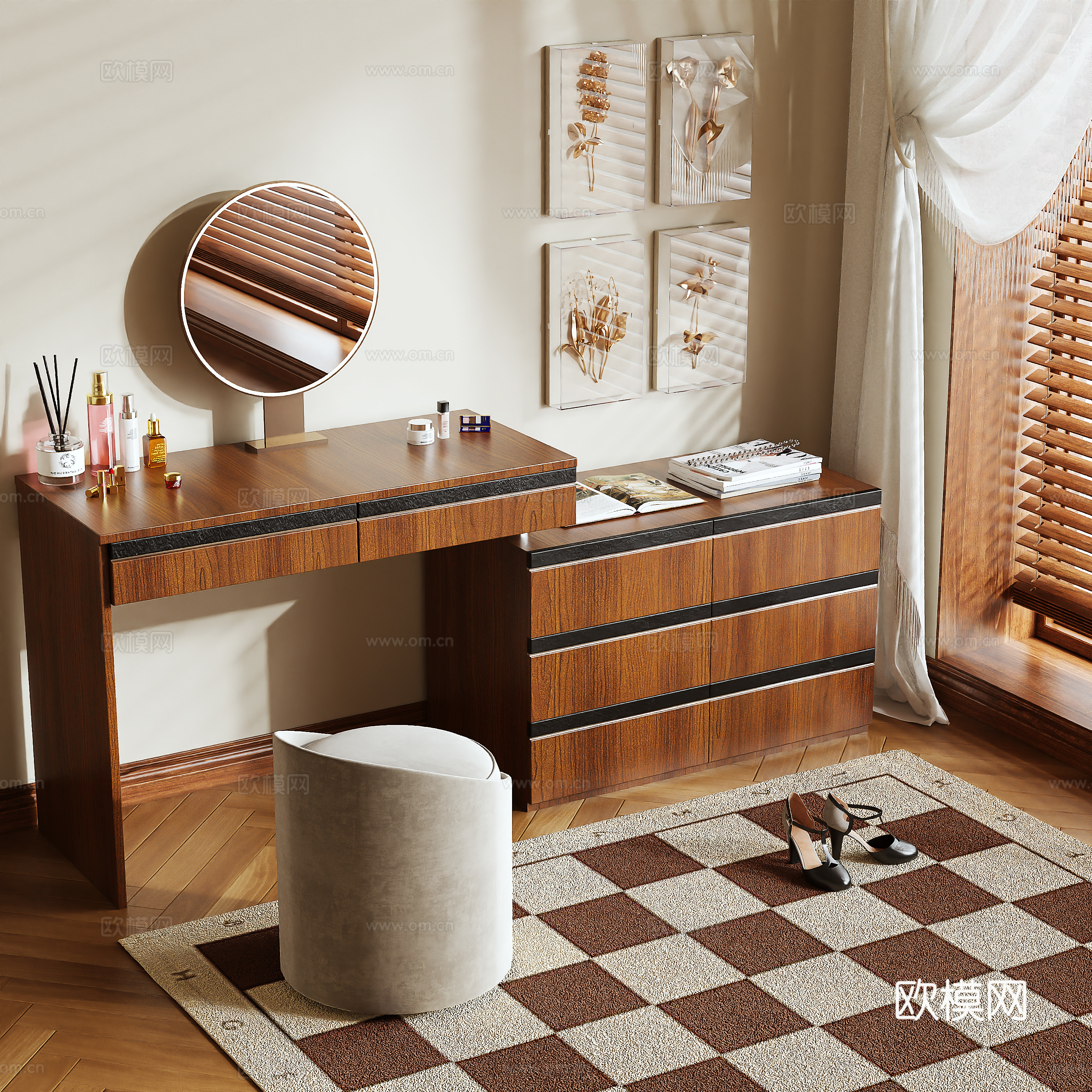 Dressing table 3d model