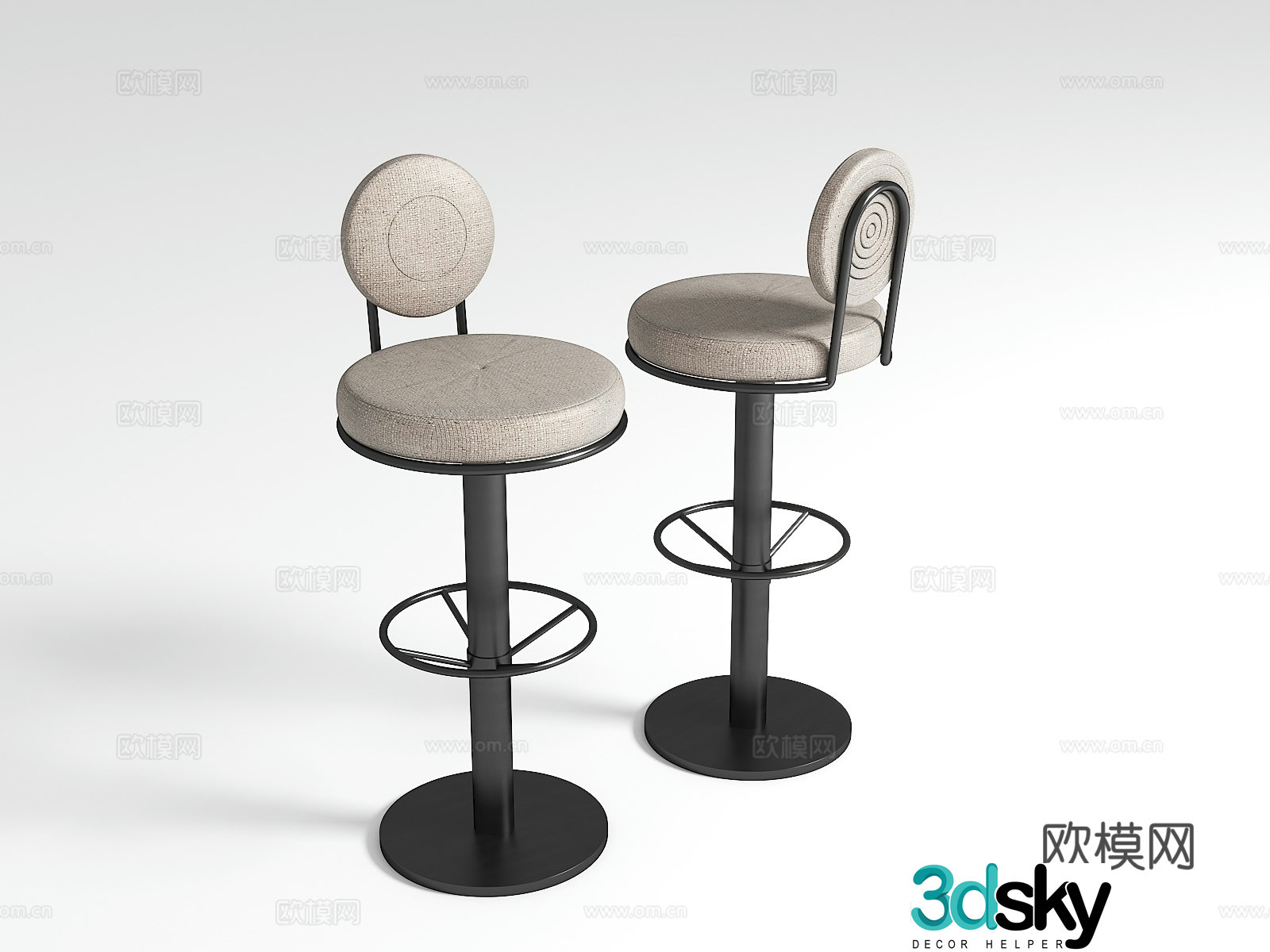 Bar chair 3d model