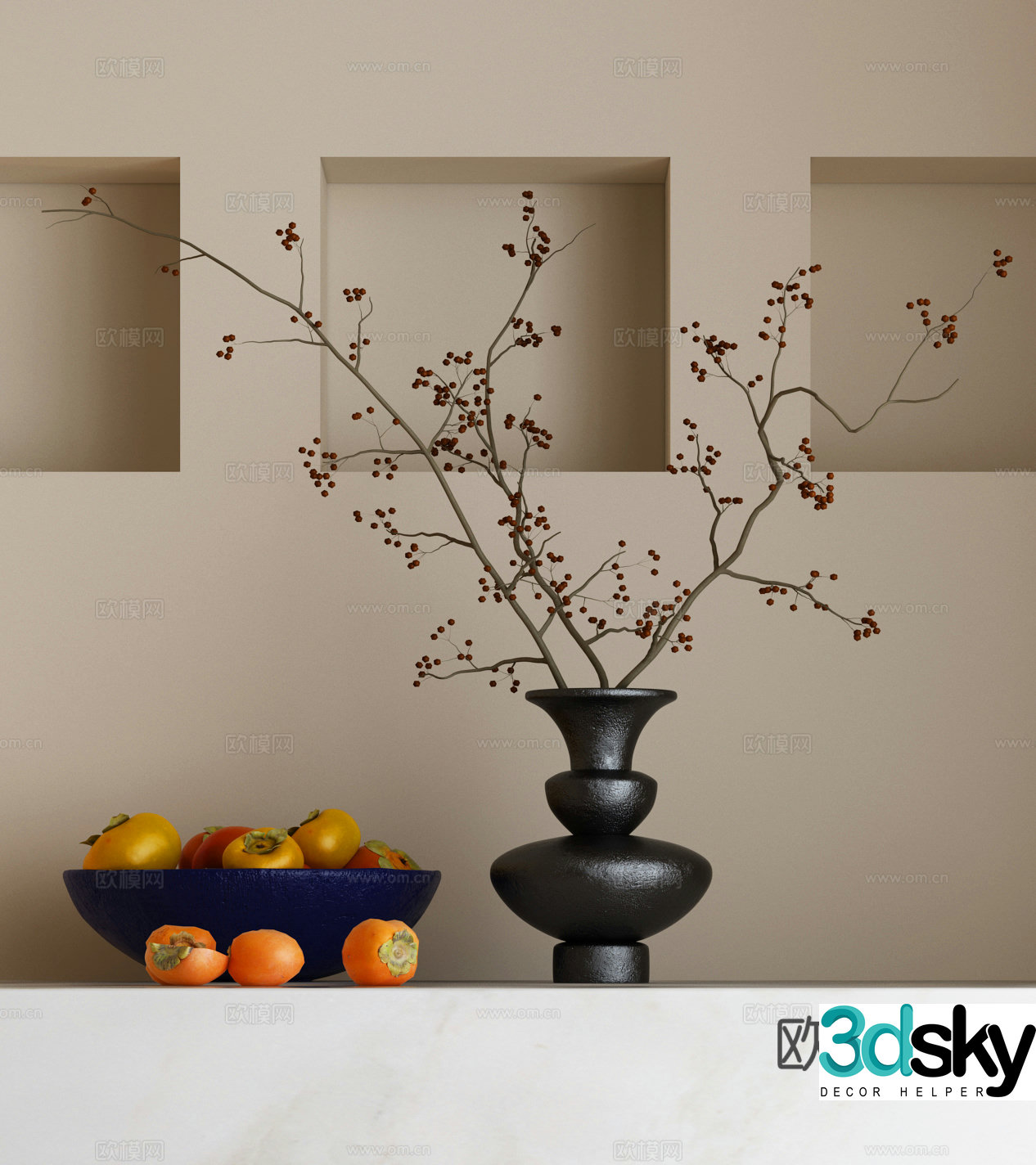 Modern vase Modern flower art Modern medieval flower art Modern medieval pottery 3d model