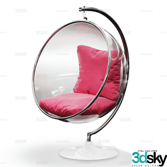 3d model of hanging chair