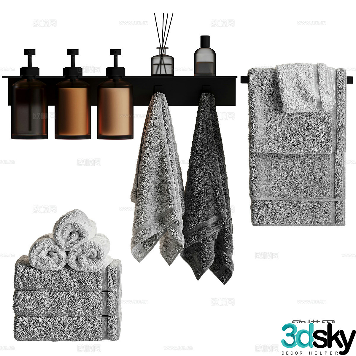 Towel 3d model