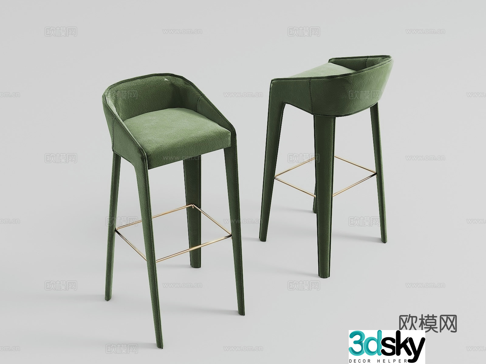 Bar chair 3d model