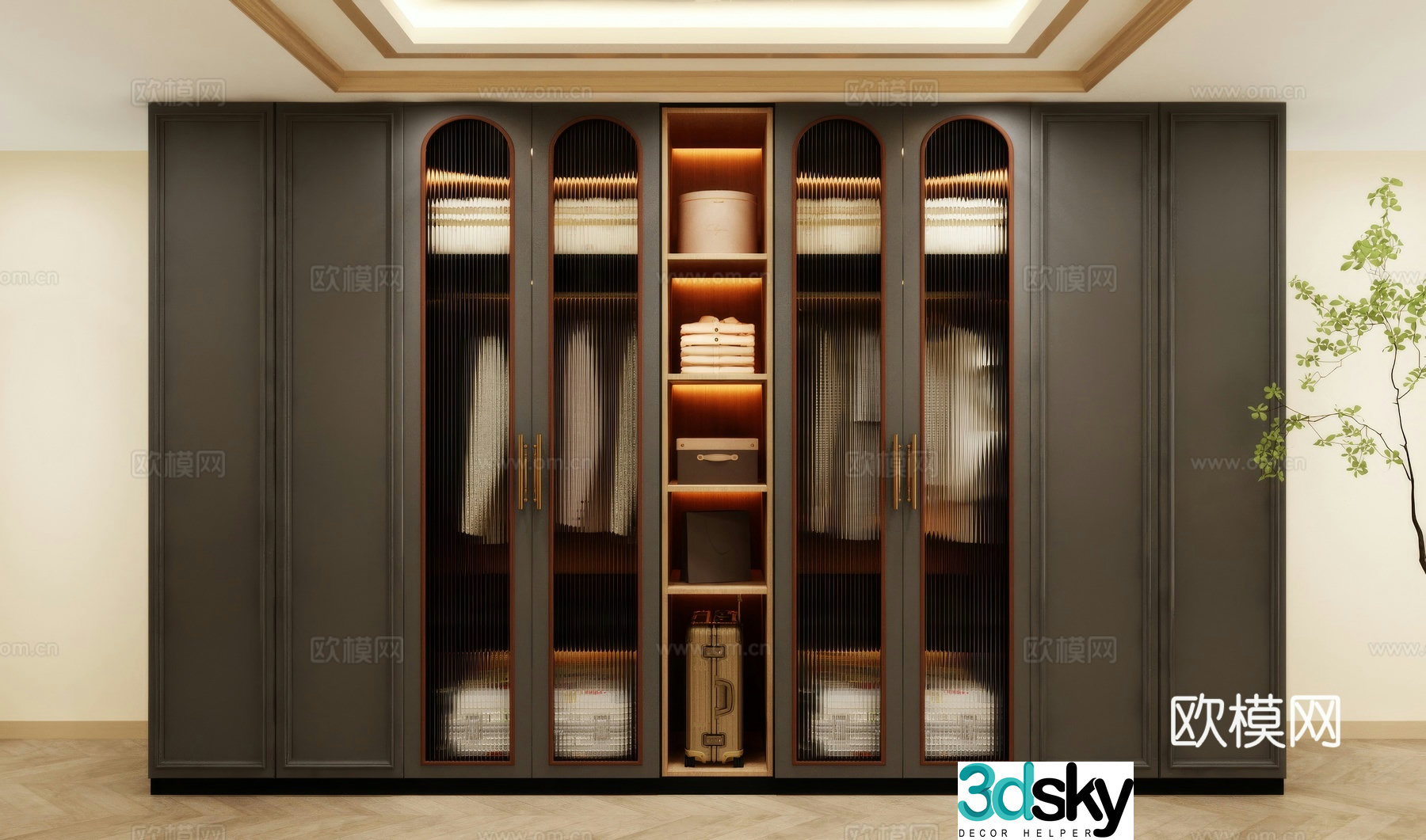 Wardrobe design Wardrobe renderings Wardrobe wardrobe design Wardrobe cabinet 3d model