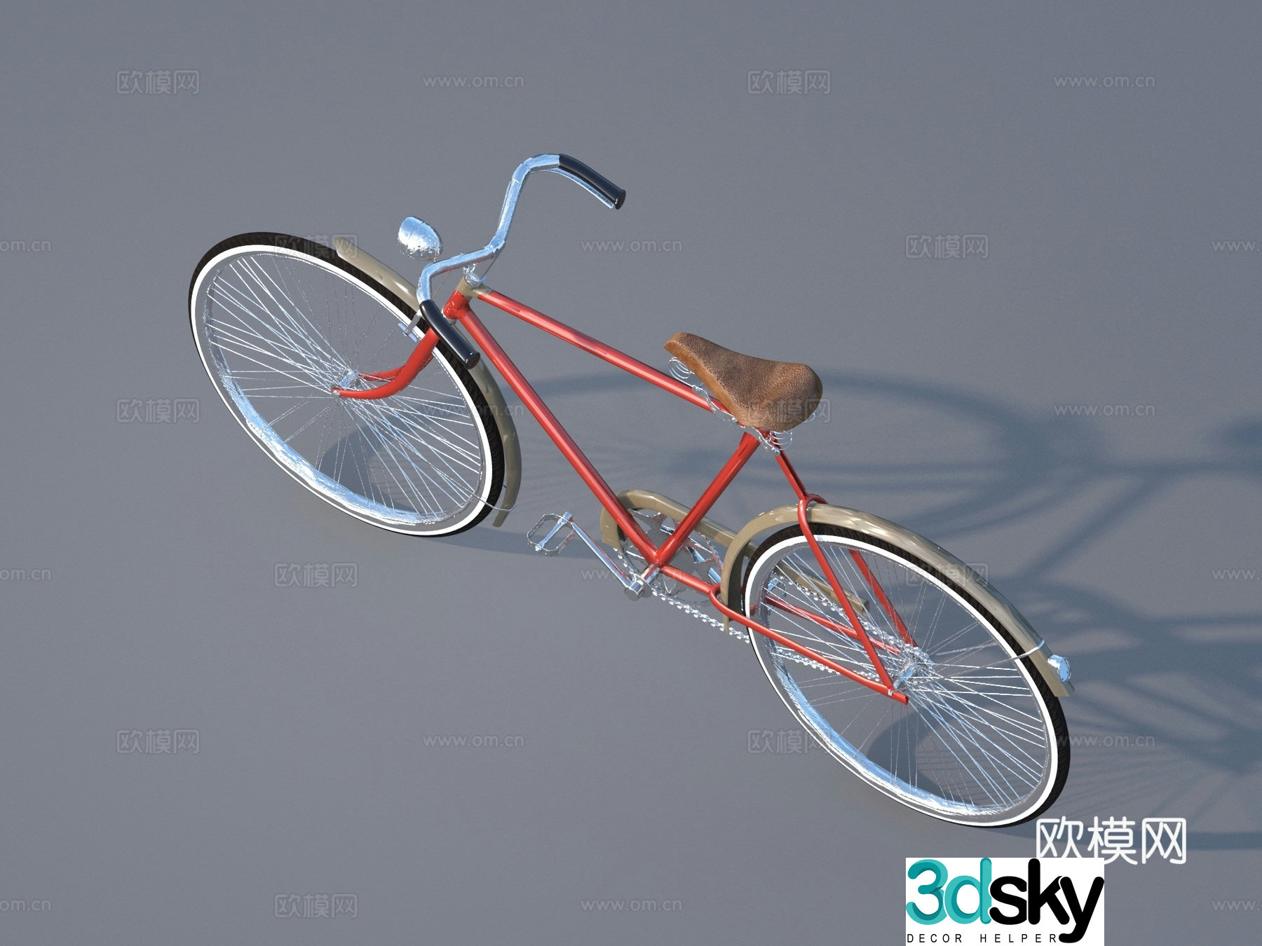 Bicycle Bicycle Old Bicycle 3d Model