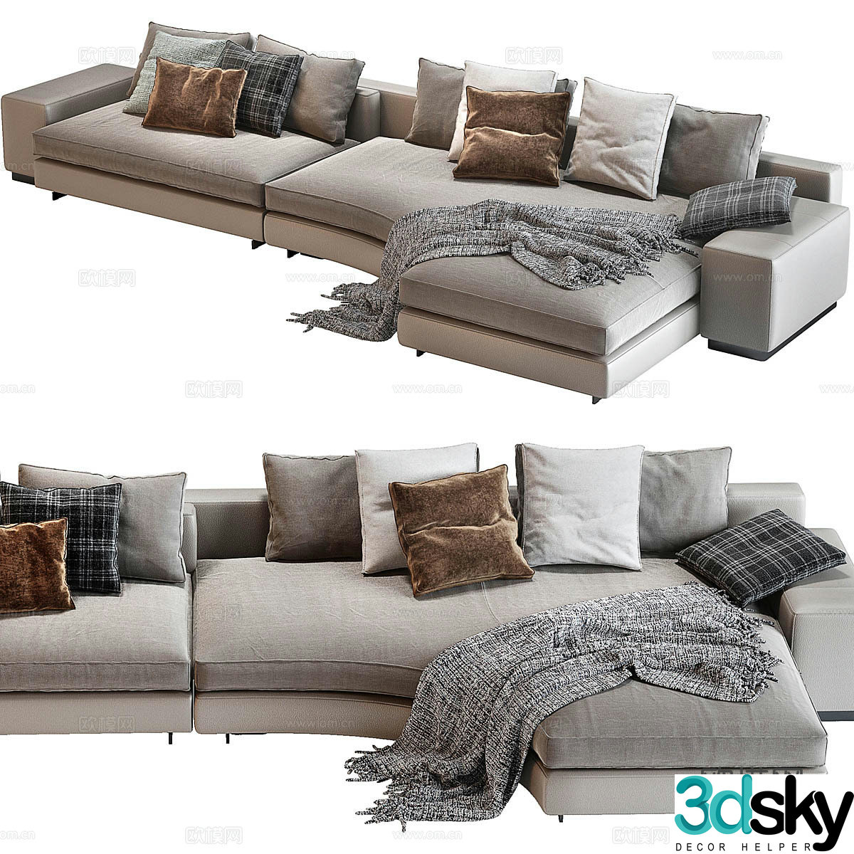 Corner sofa 3d model