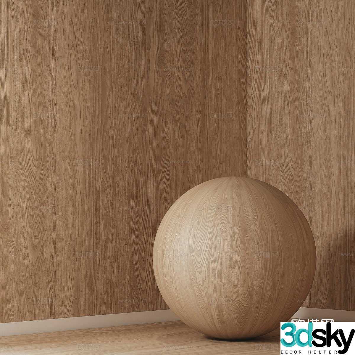 Wooden floor 3d model