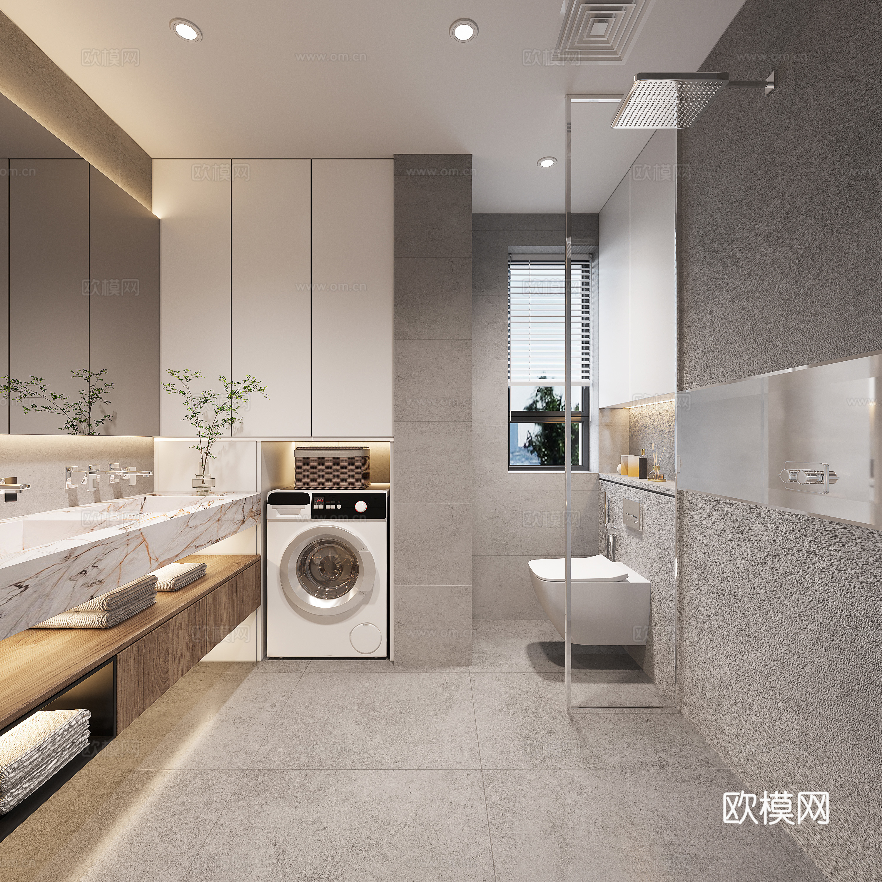 Modern bathroom 3d model