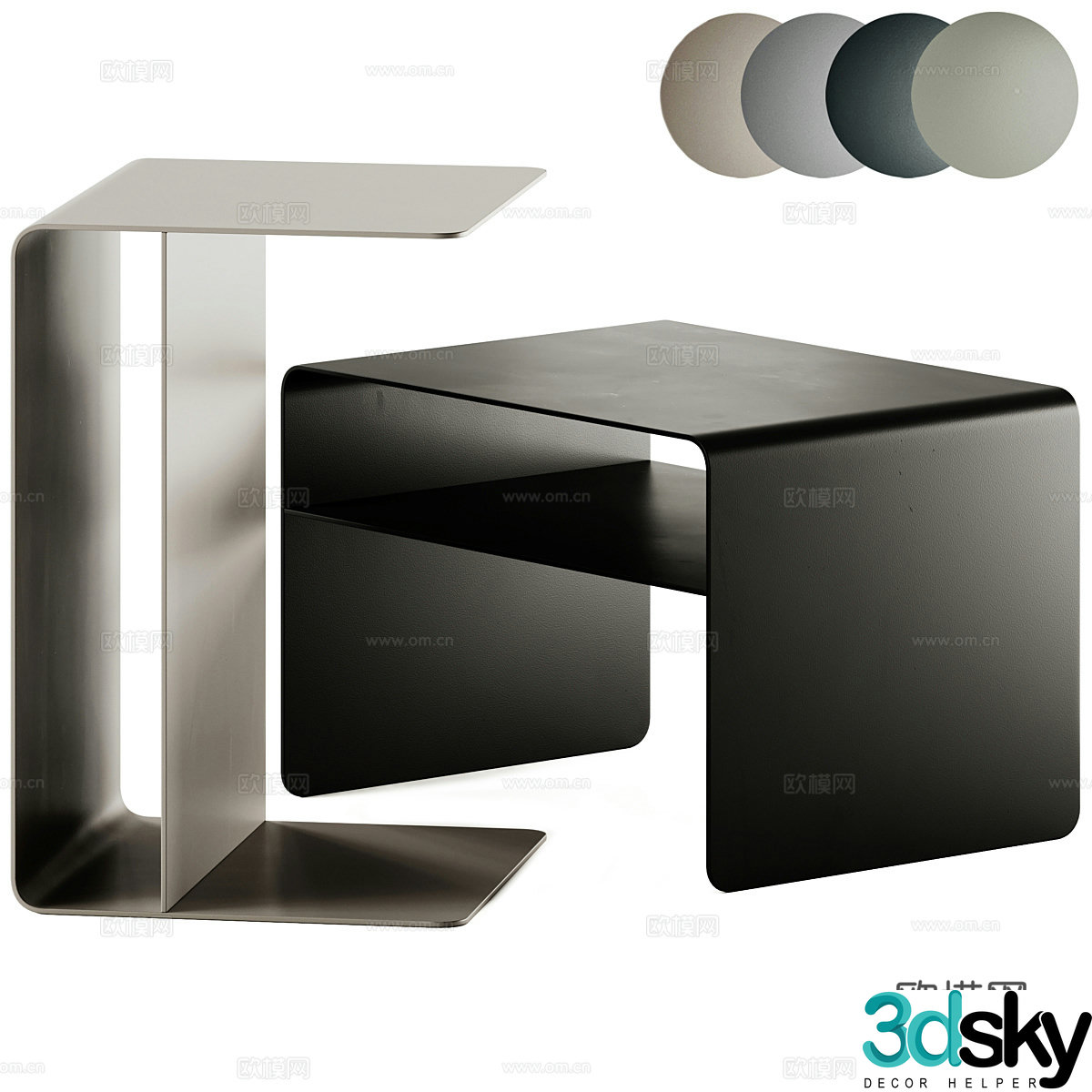 Modern Westwing Collection Cosmo side 3D model