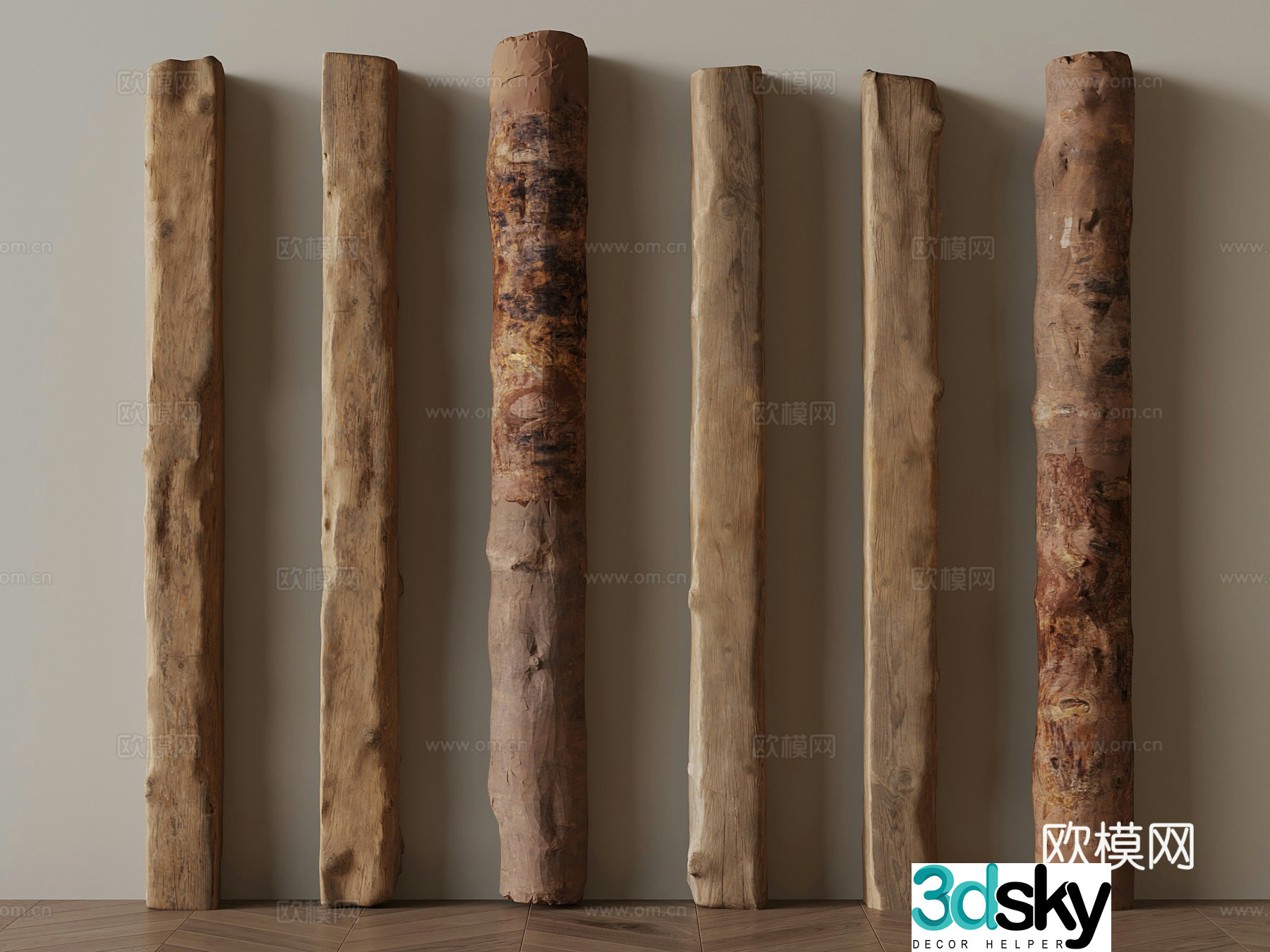 Wood B&B Wood 3D Model