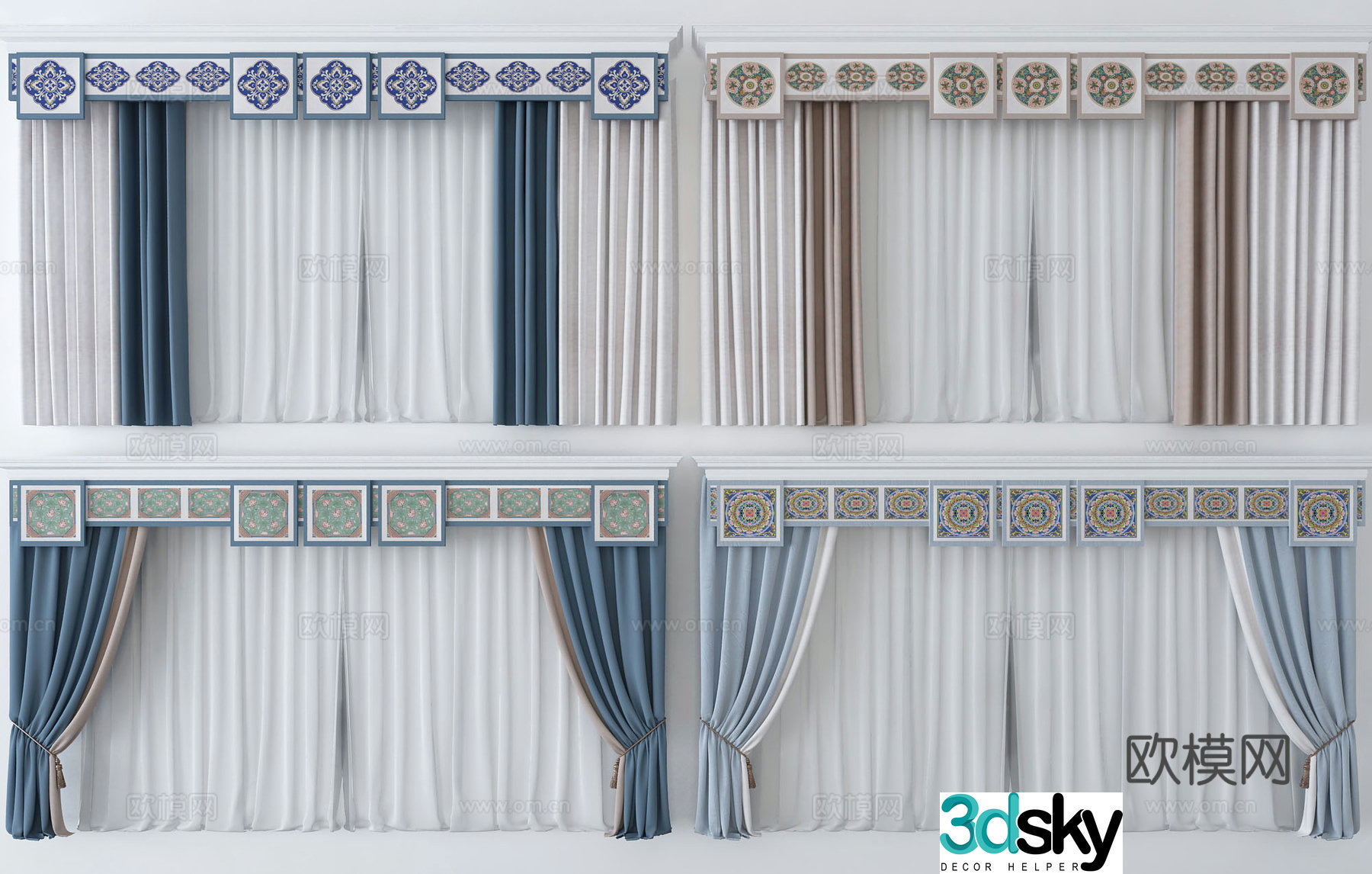 Curtain 3d model
