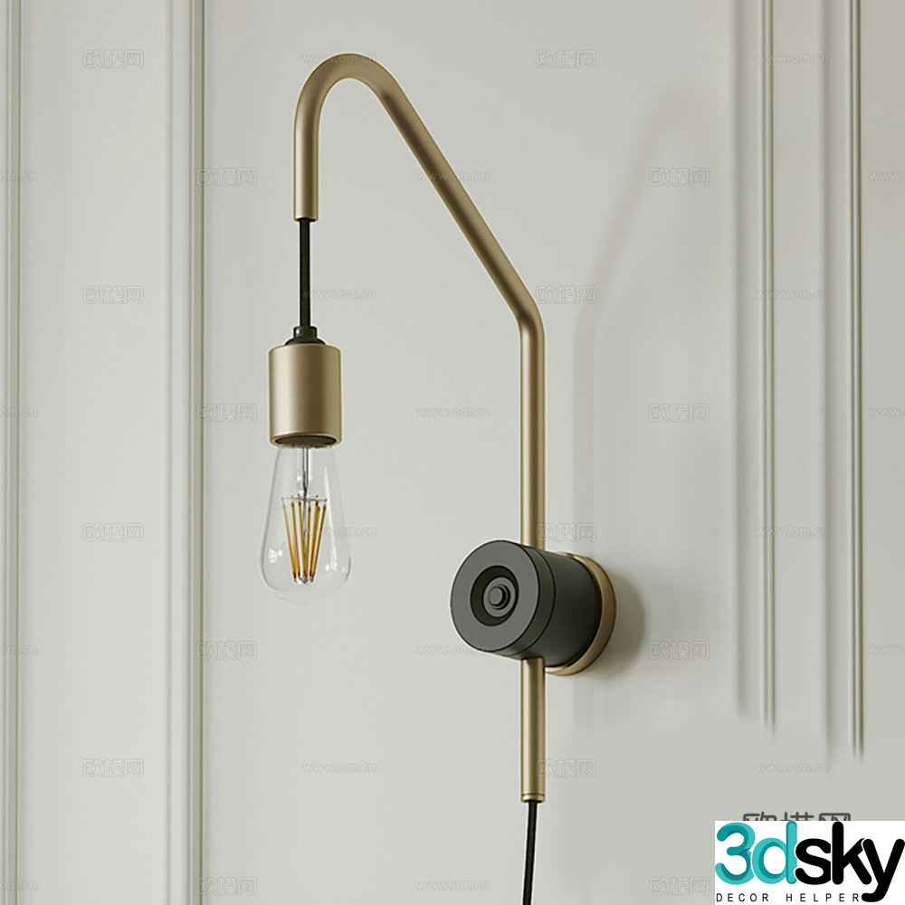Lamps wall lamps decorative lamps 3d model