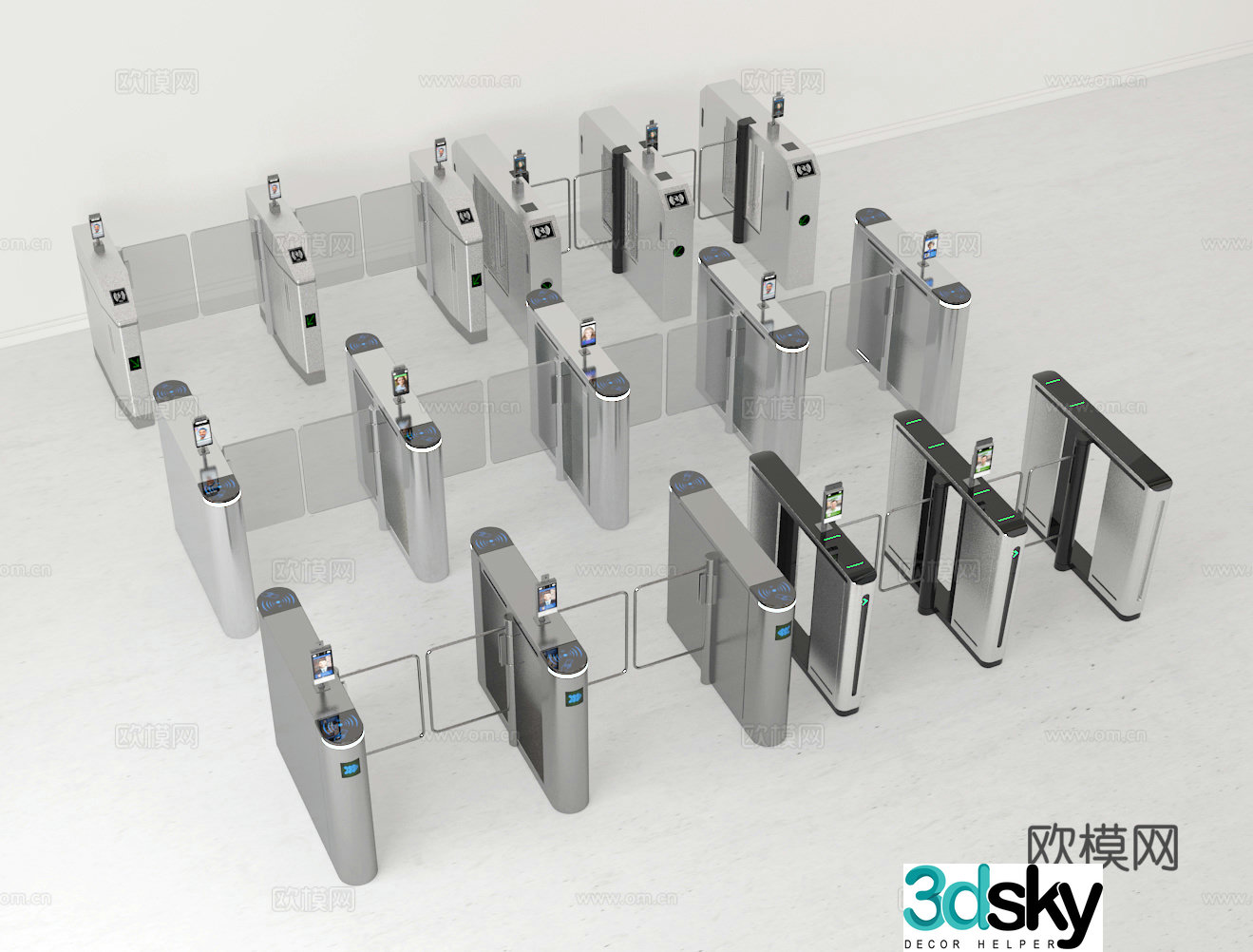 Gate 3D model