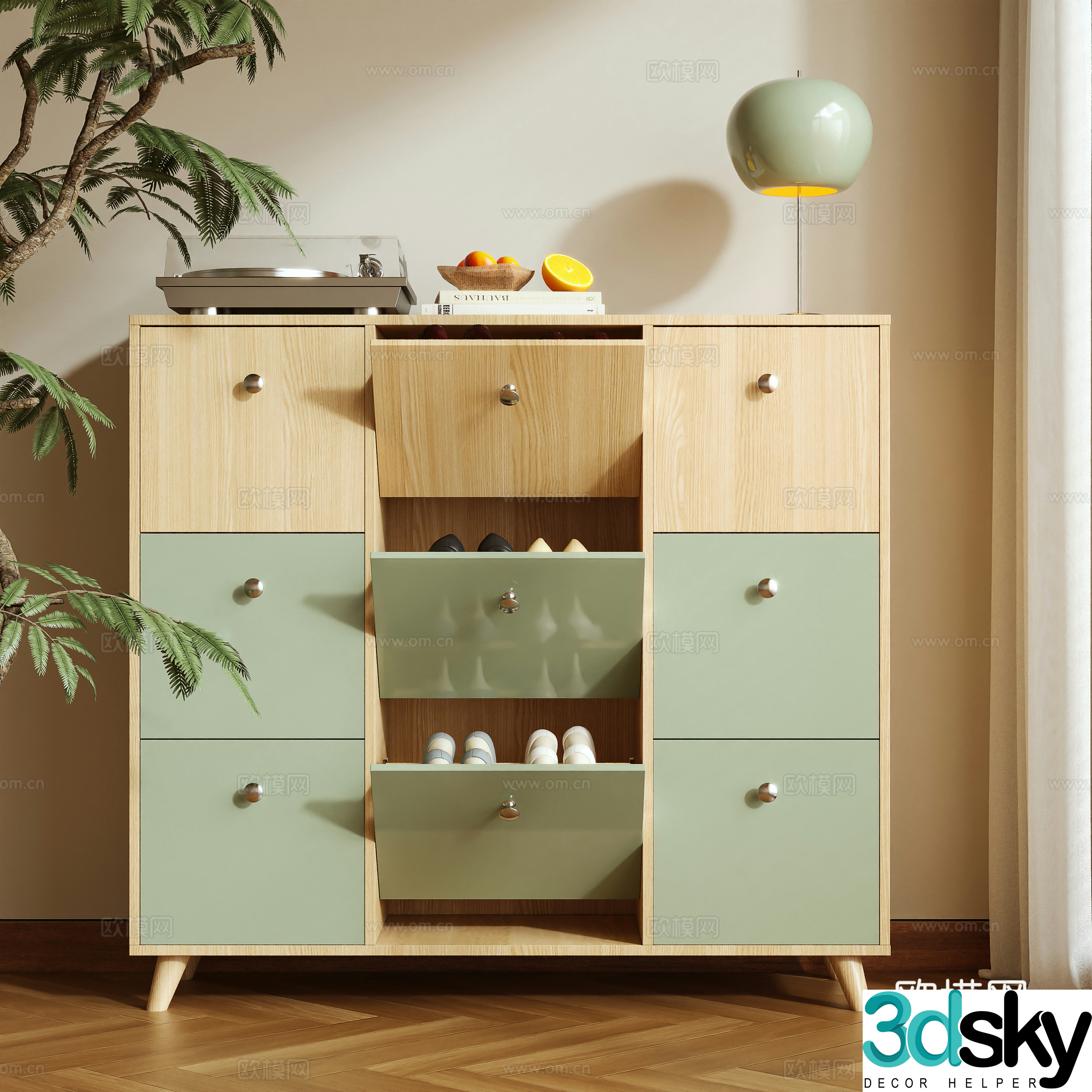 Shoe cabinet 3d model
