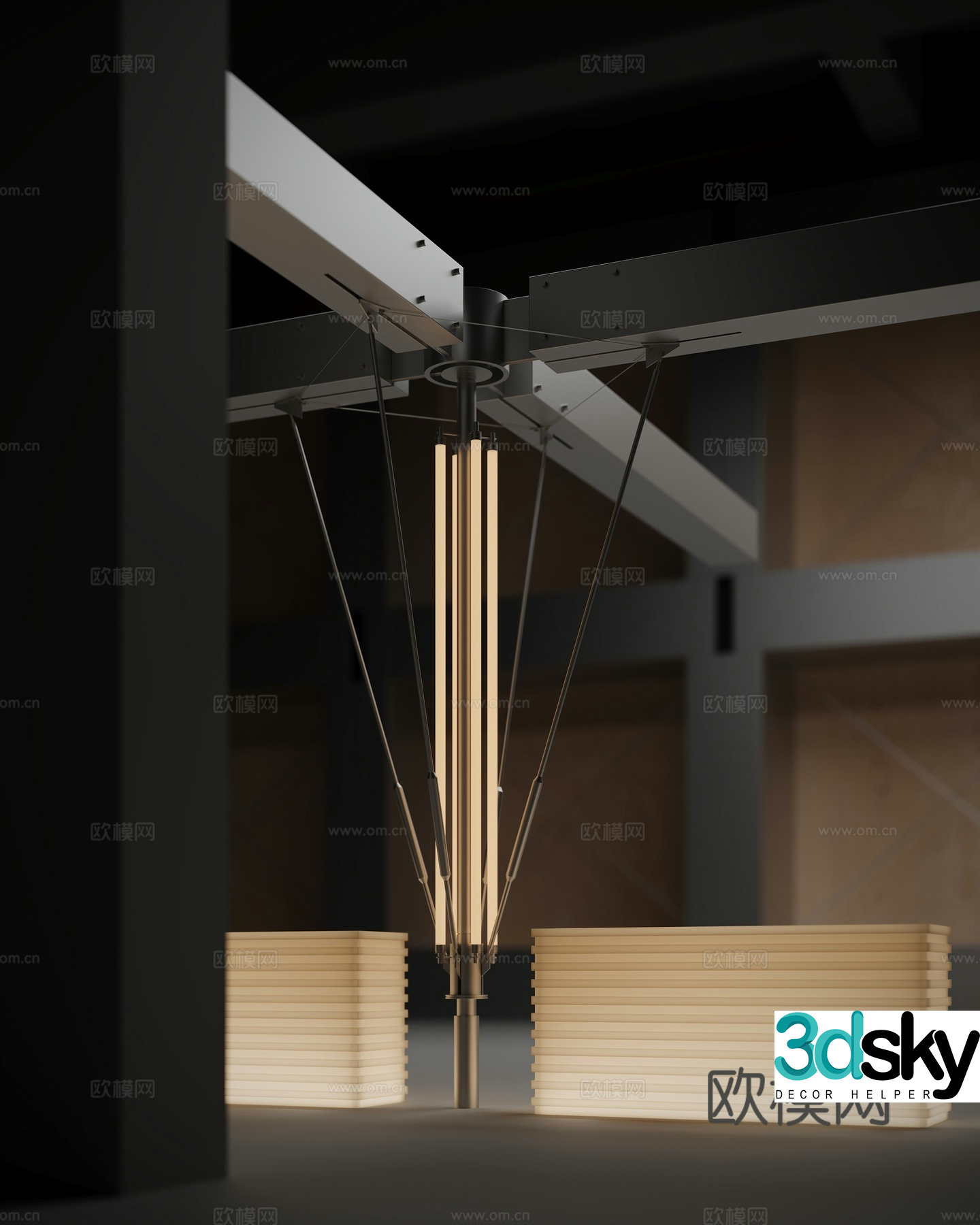 Industrial other office space 3d model