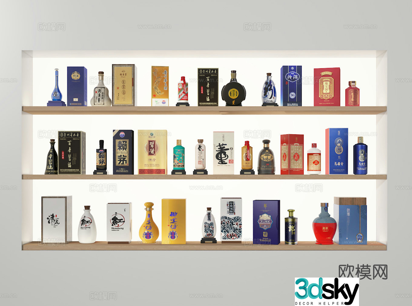 3d model of wine