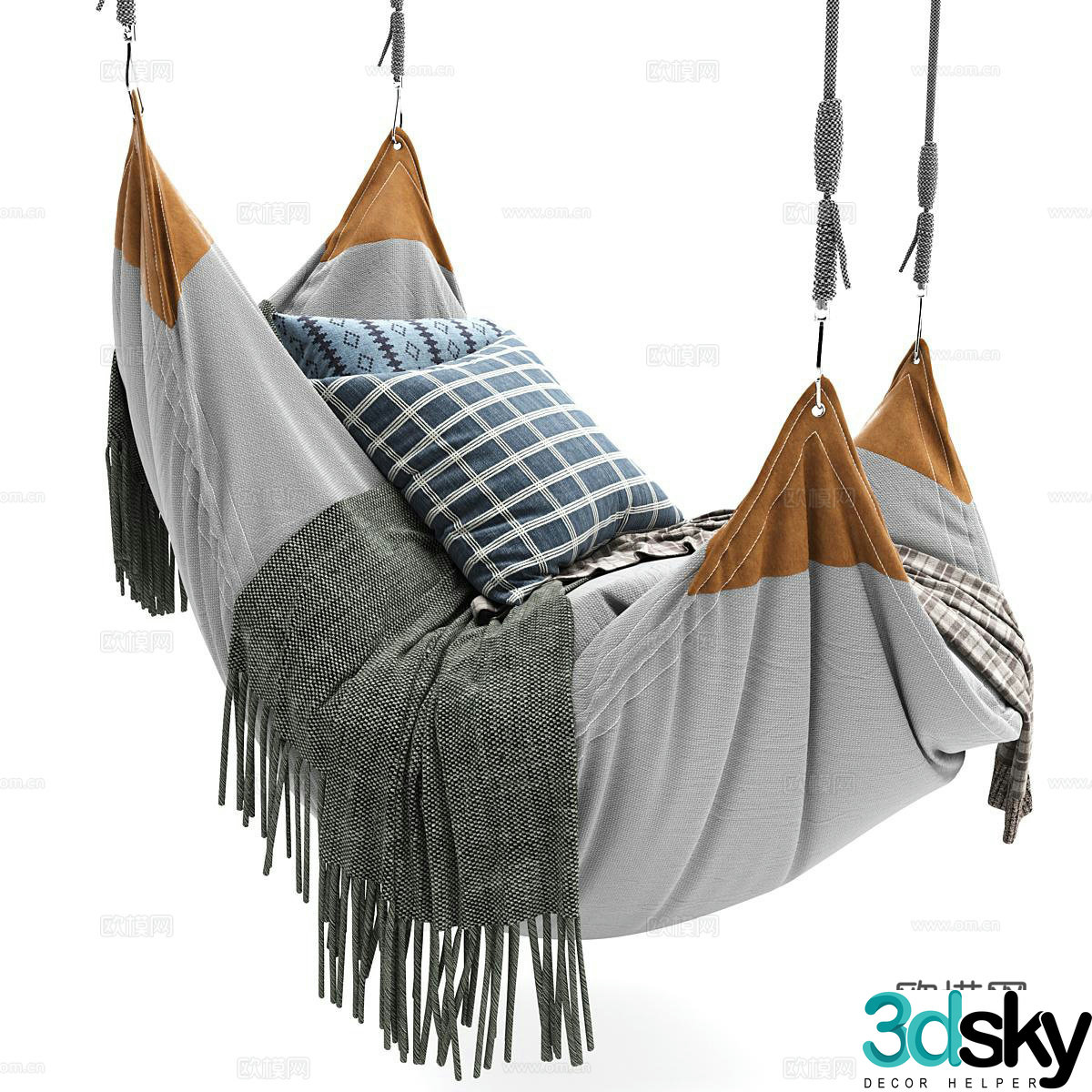 3d model of hanging chair