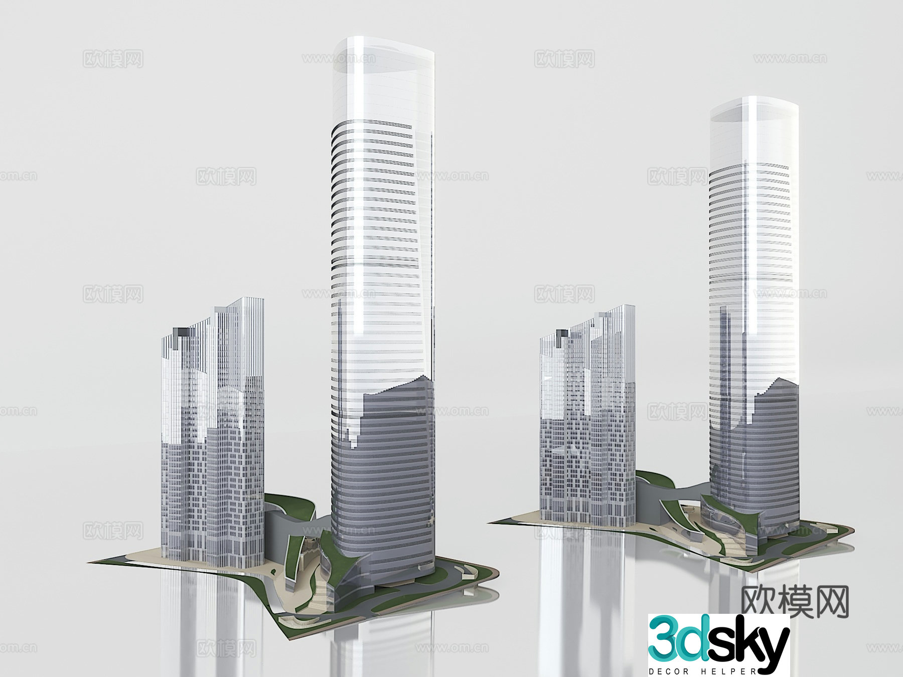 Building exterior 3d model