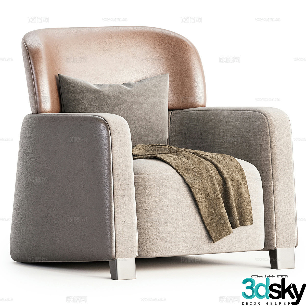 Modern Ghidini casual sofa 3d model
