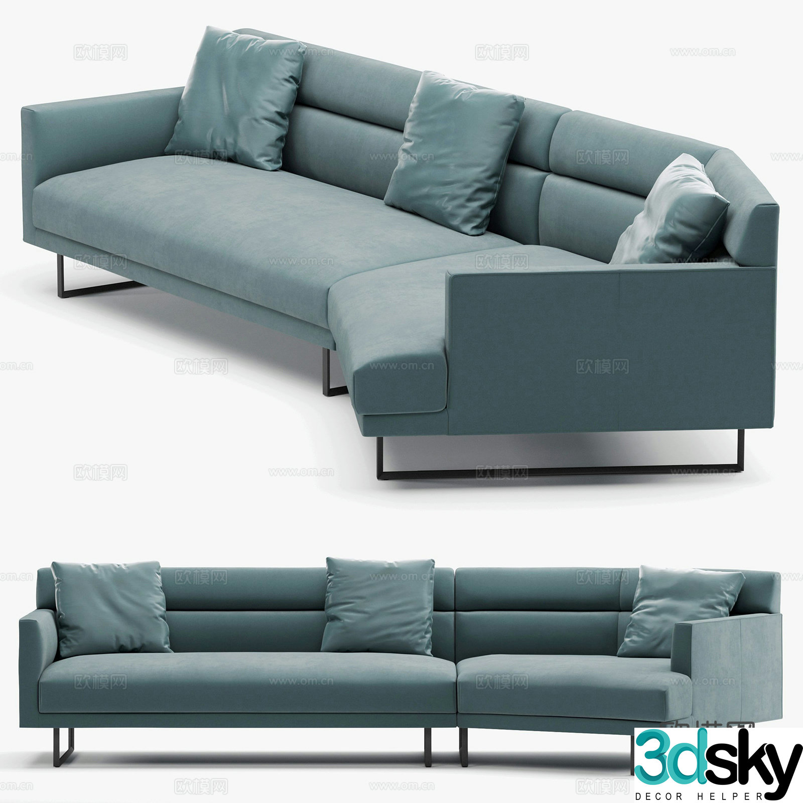 Corner sofa 3d model