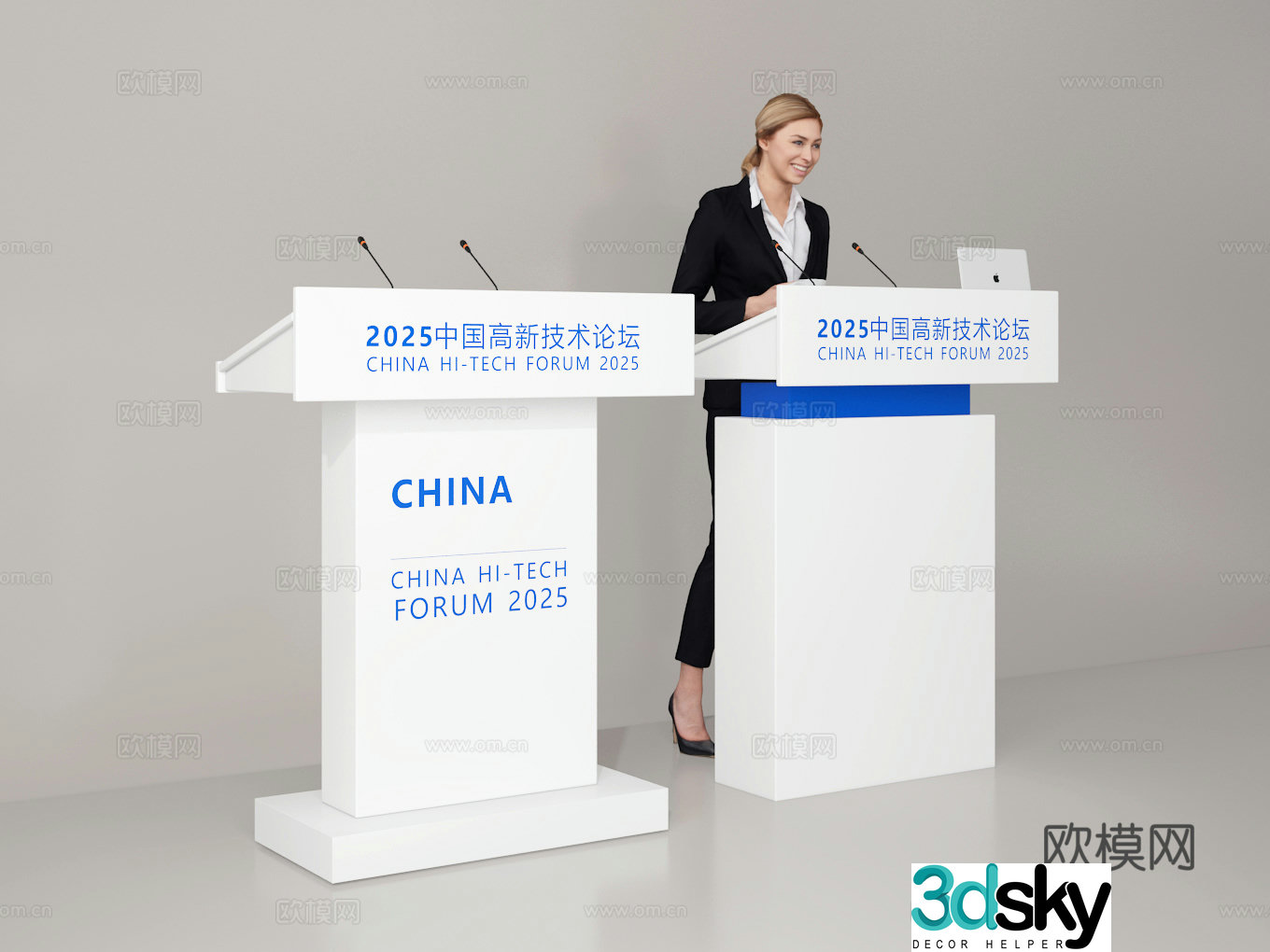 Podium 3D model
