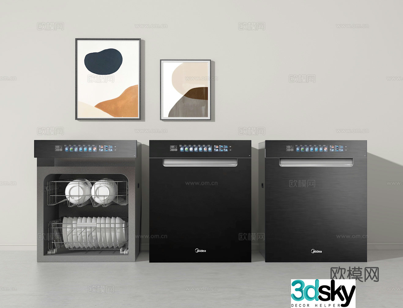 Dishwasher 3d model
