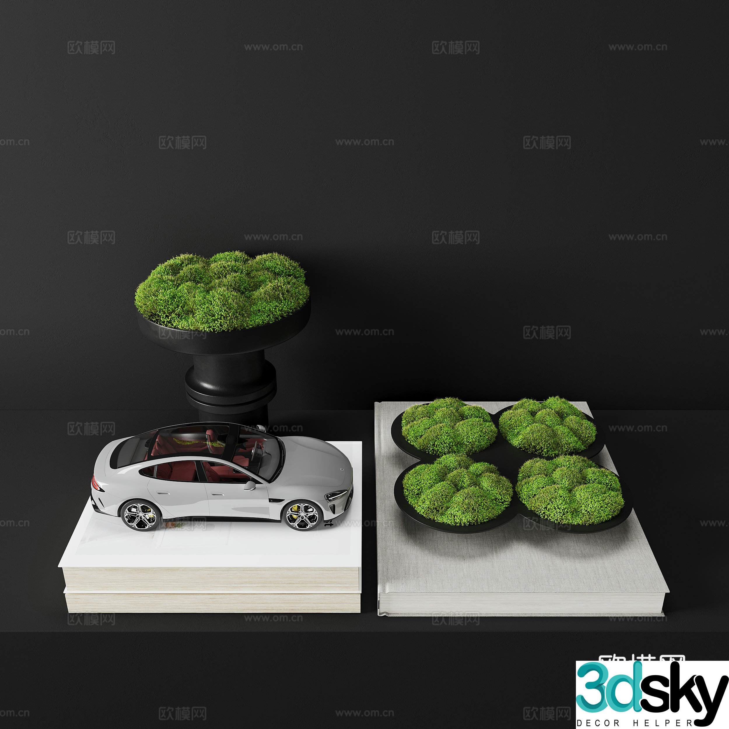 Moss Jewelry 3D Model