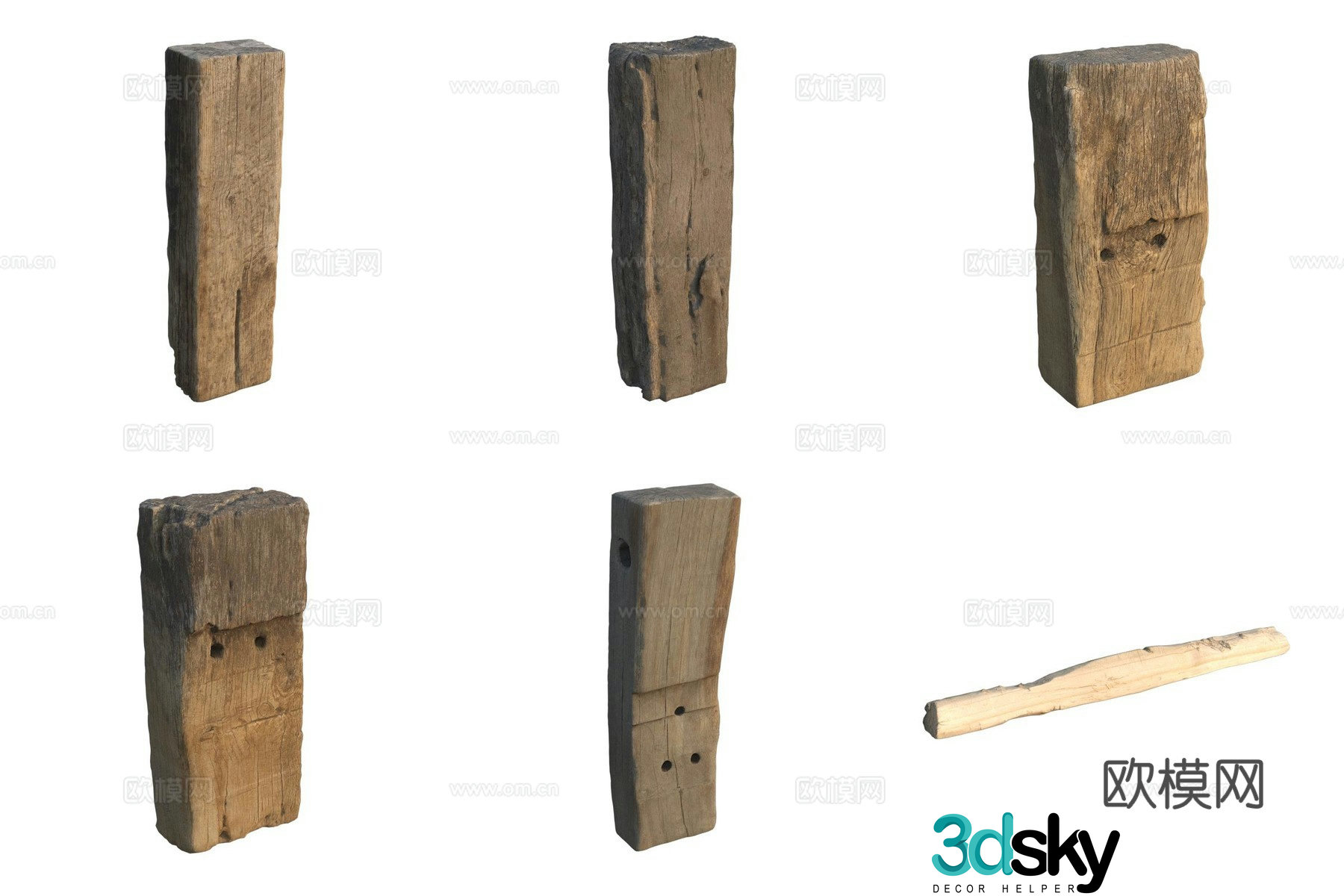 Wood 3d model