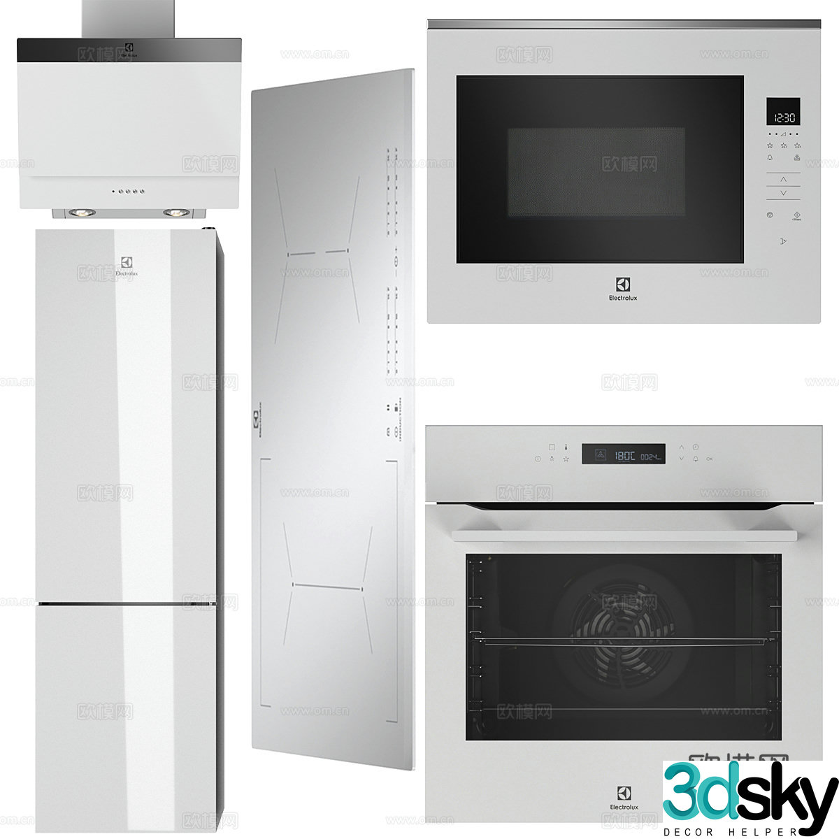 Kitchen appliances 3d model