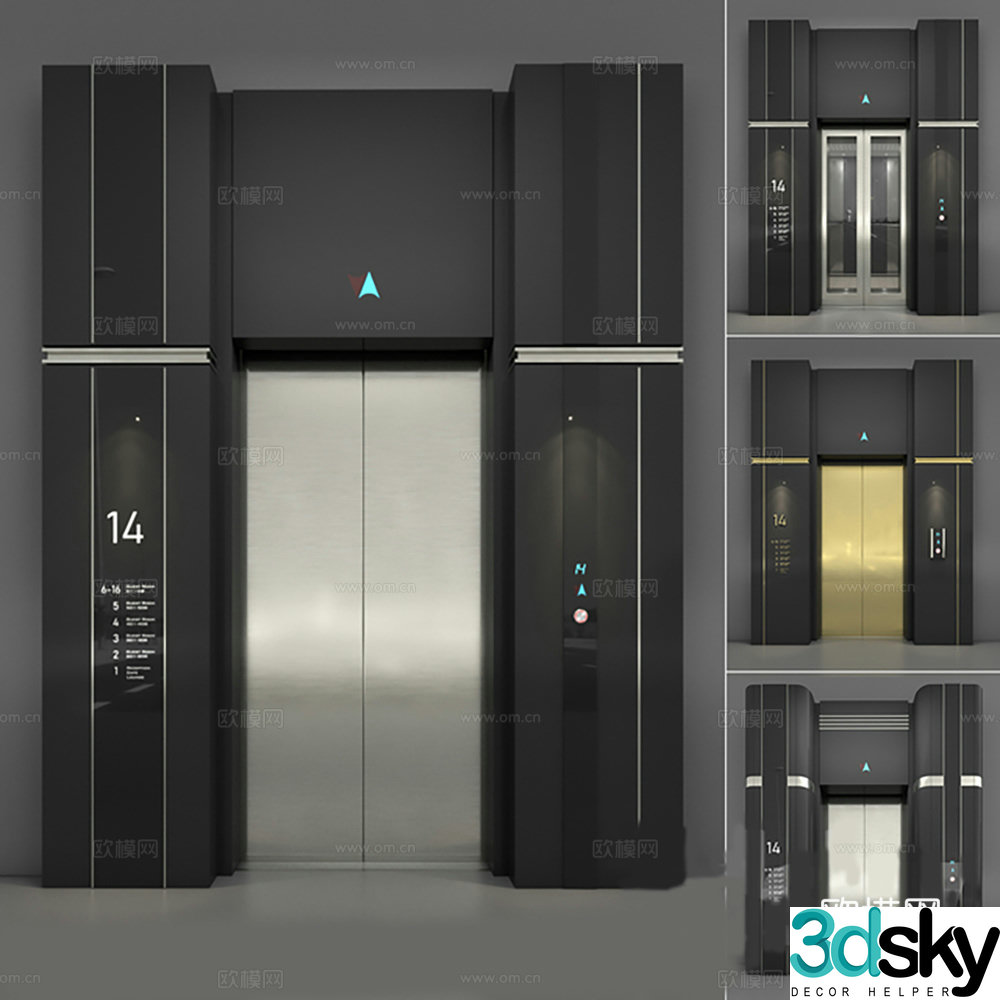 Elevator lift 3d model