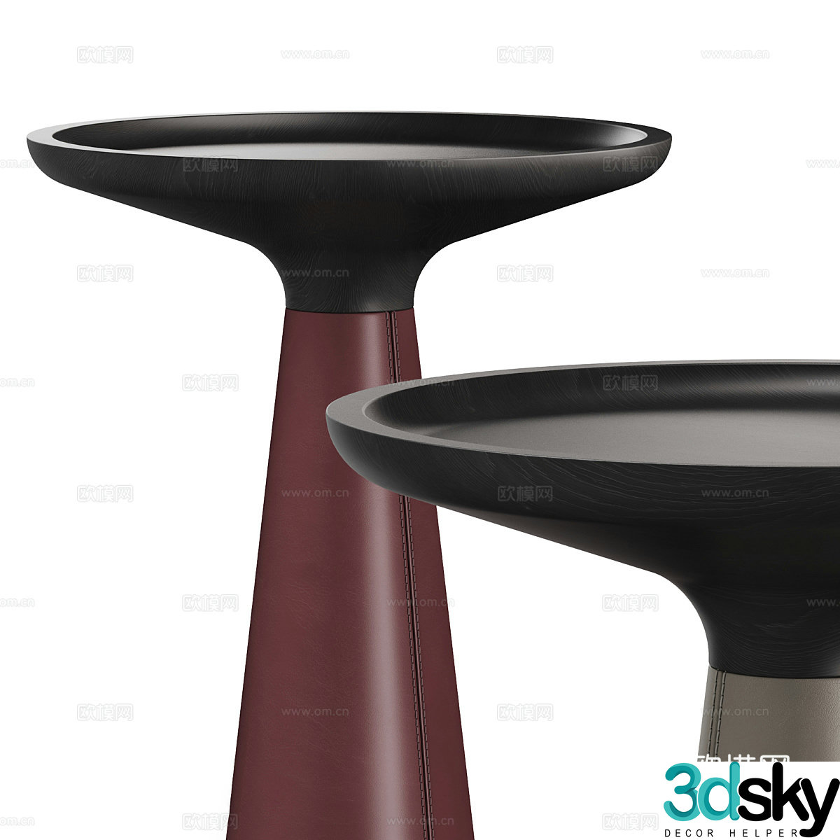 Italian minimalist FIFTYFOURMS Asti L side 3D model