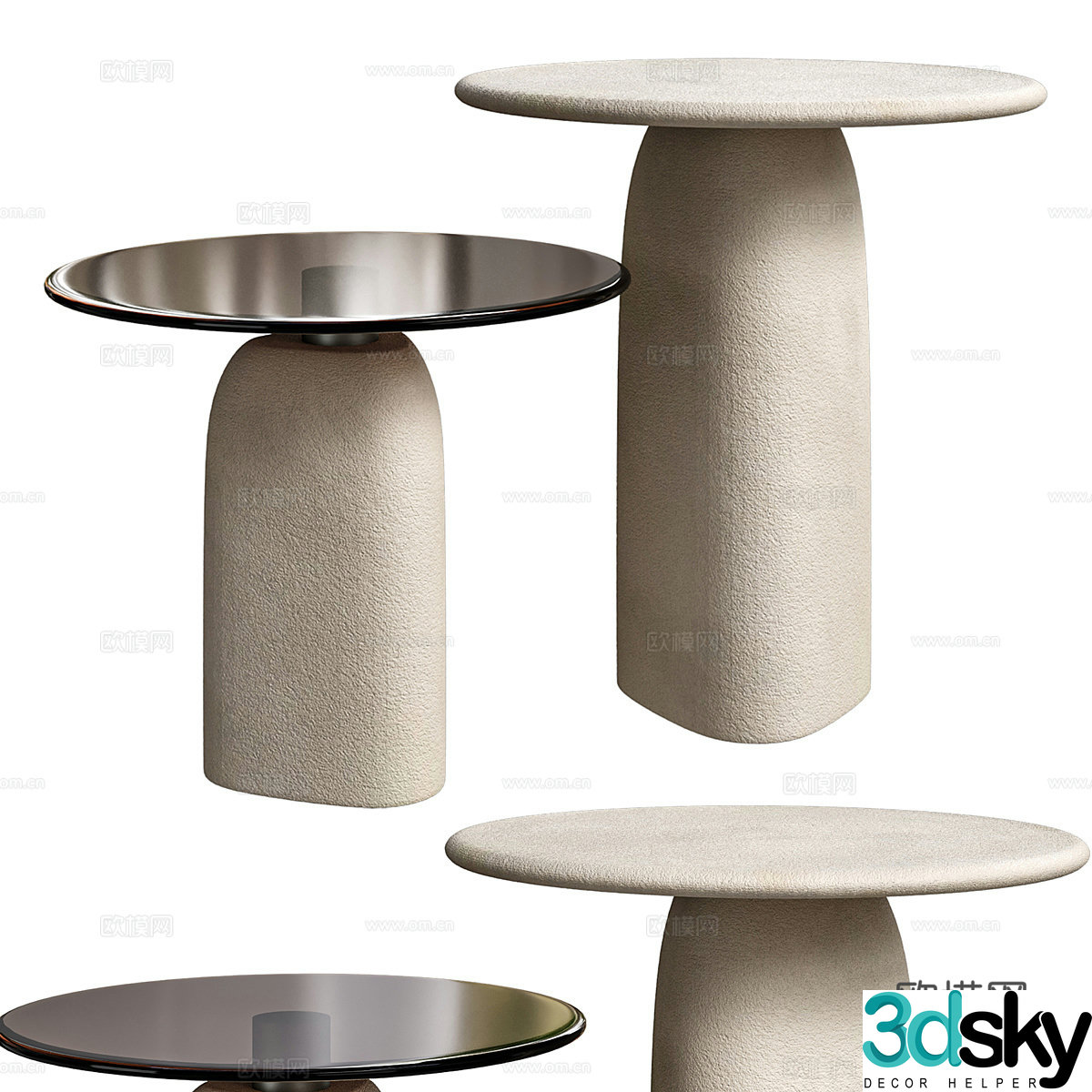 Modern wasabi border 3D model