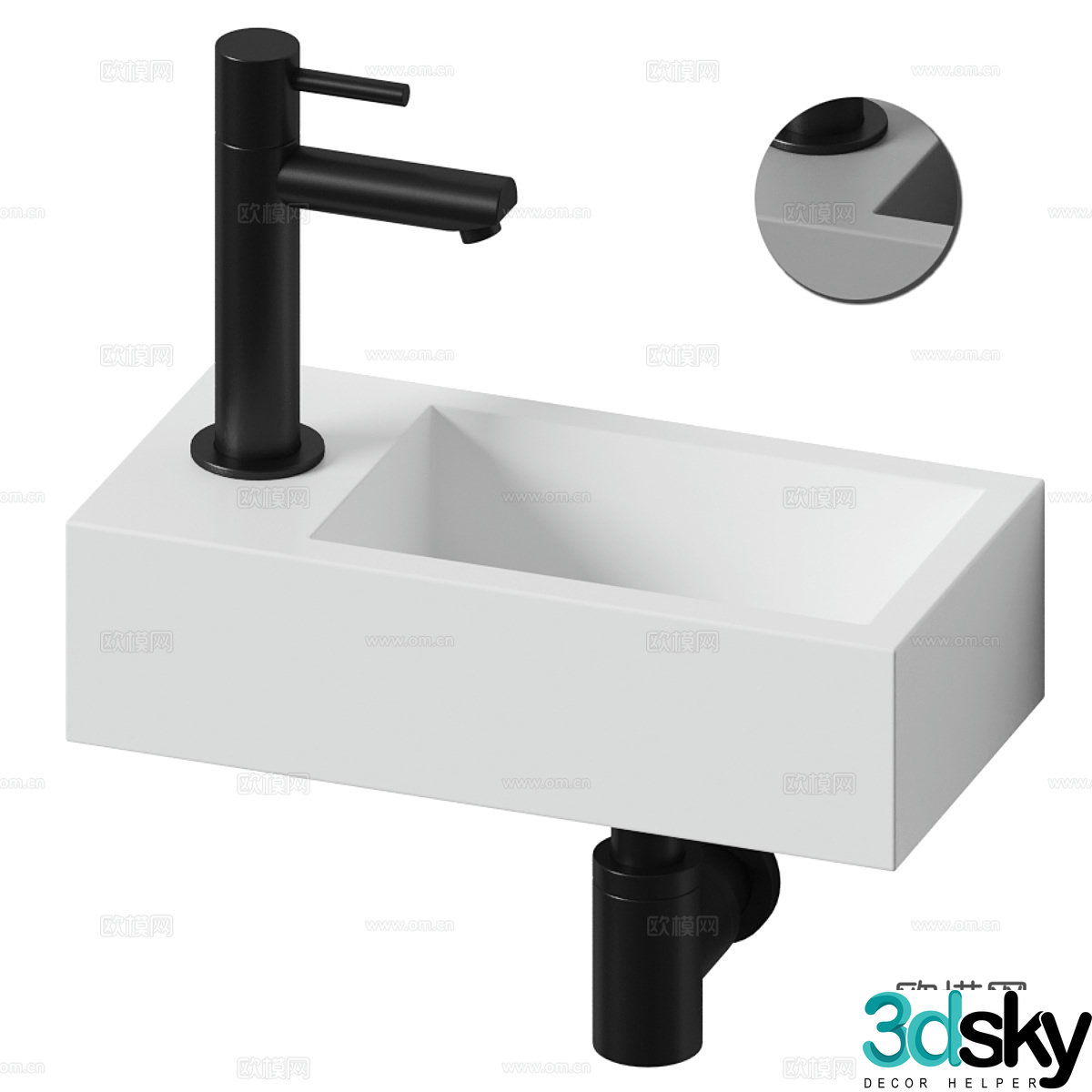 Wash basin 3d model
