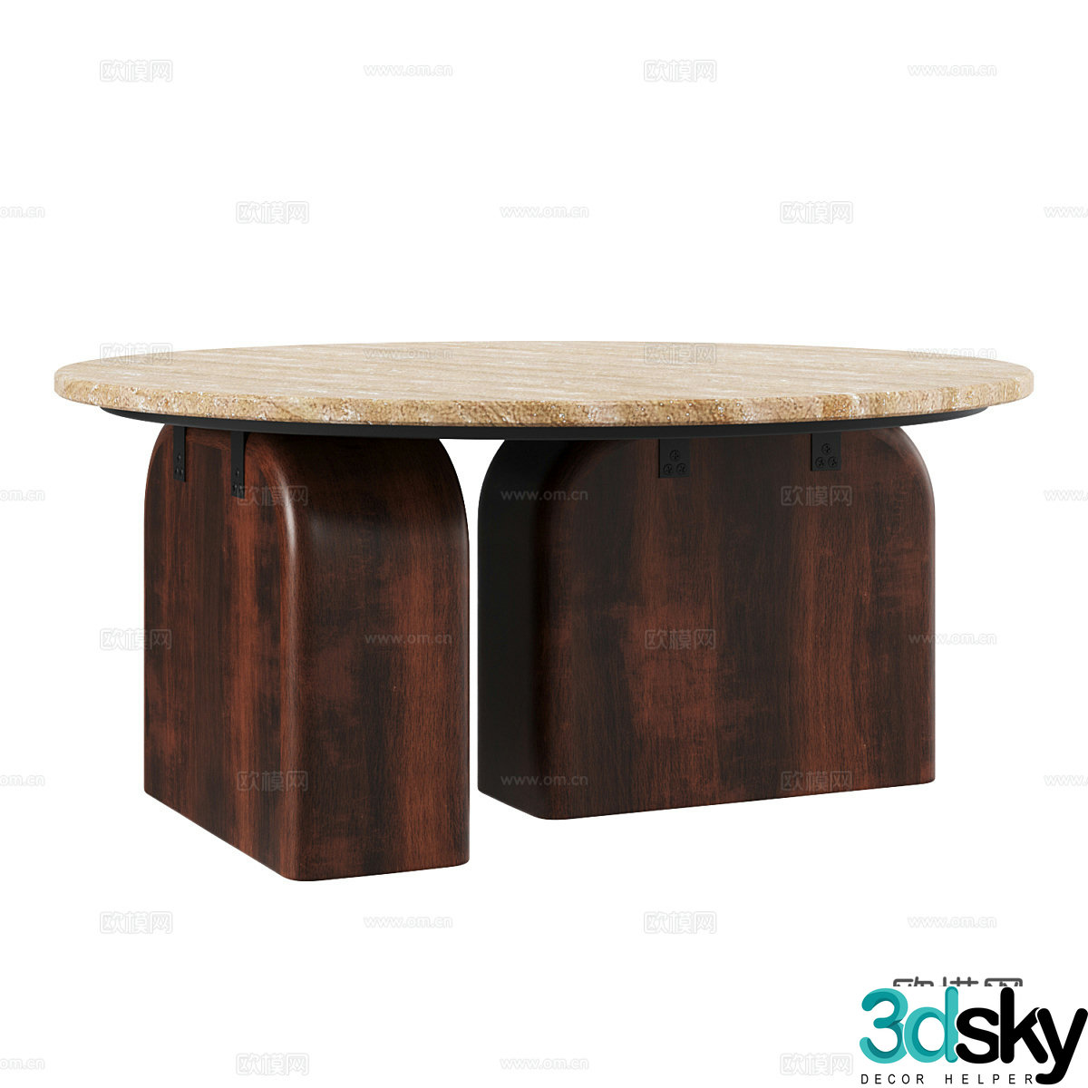 New Chinese style Wasabi OM coffee table 3D model