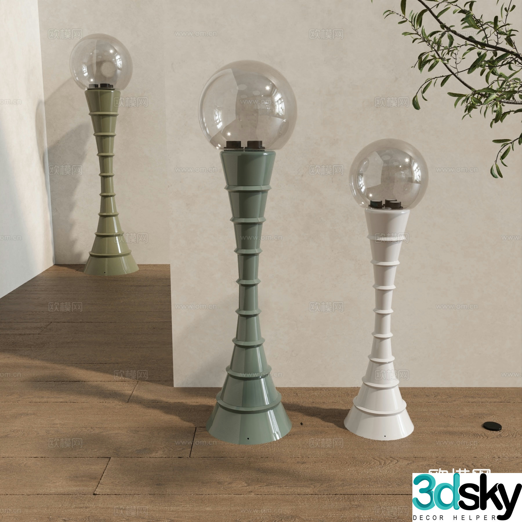 Modern minimalist floor lamp Floor lamp Decorative lamp 3d model