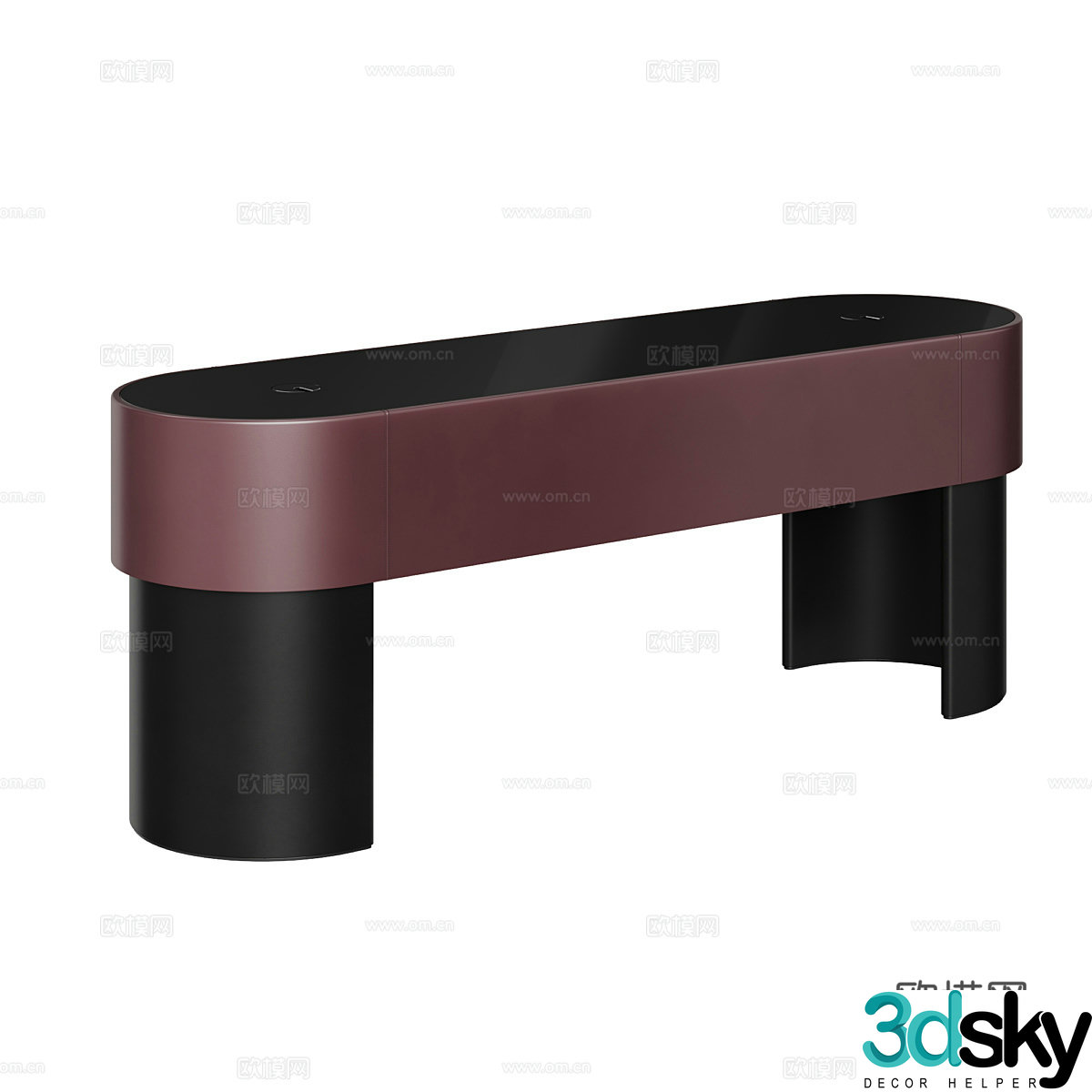 Modern light luxury FIFTYFOURMS Lusso end viewing platform 3D model