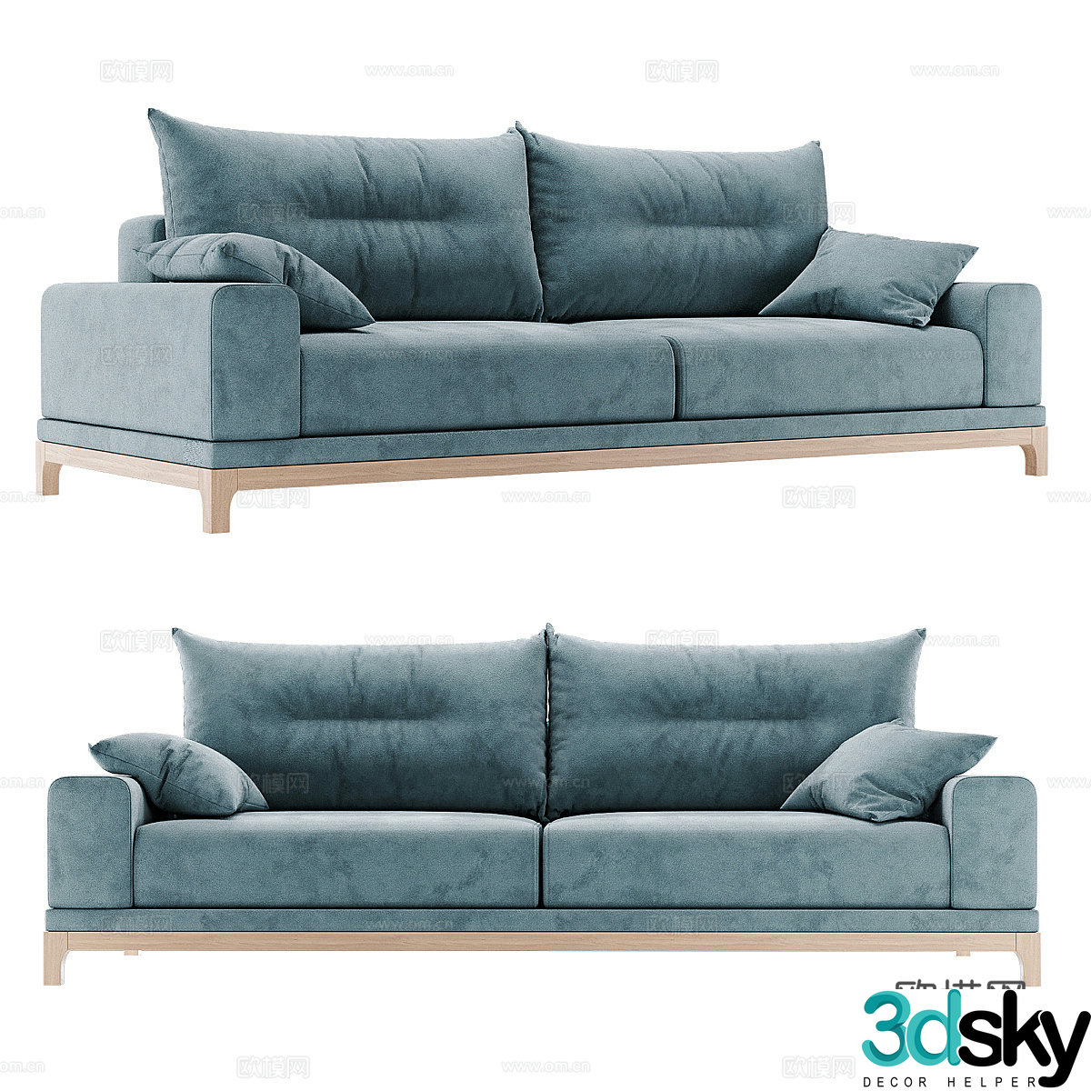 Multiplayer sofa 3d model