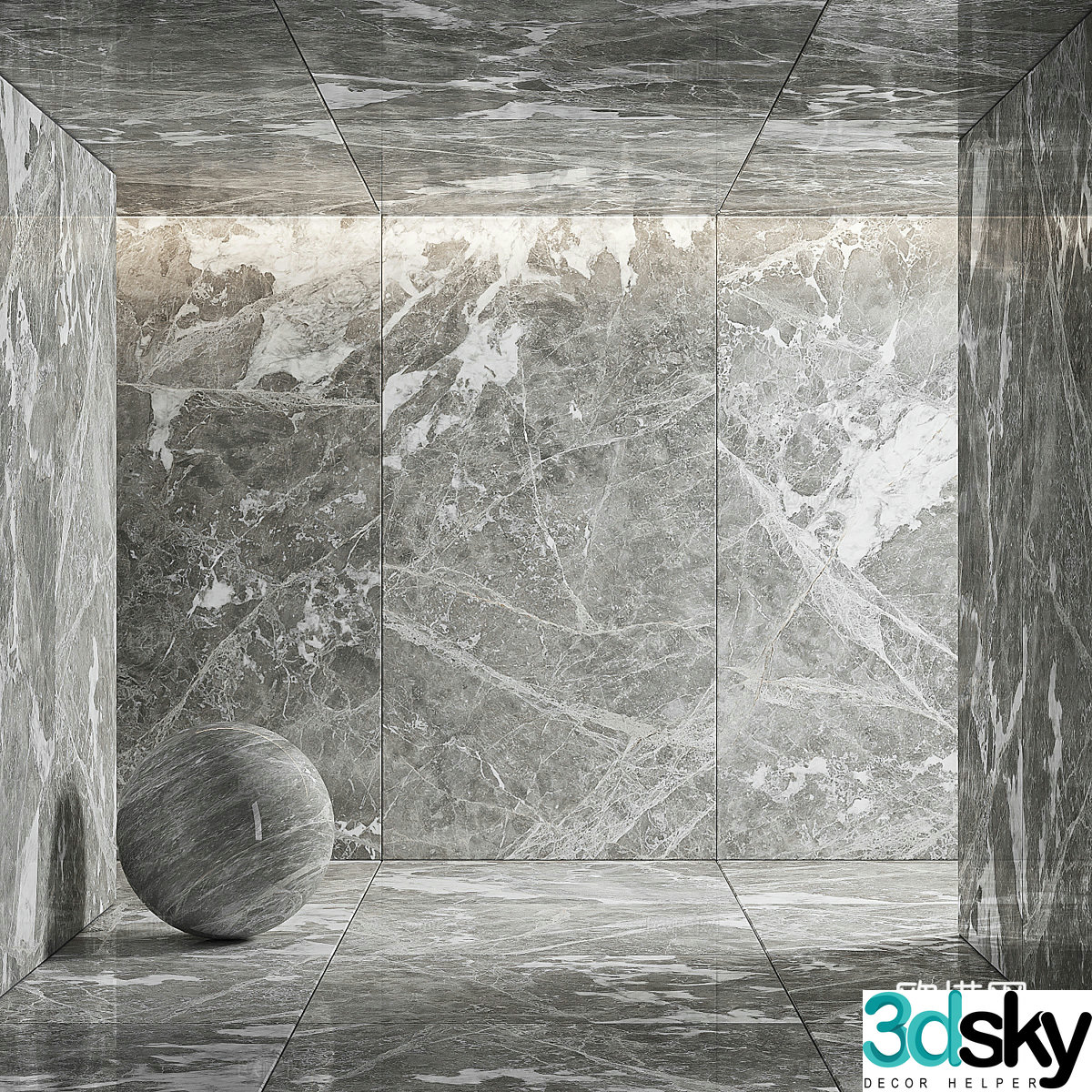 3d model of floor tiles