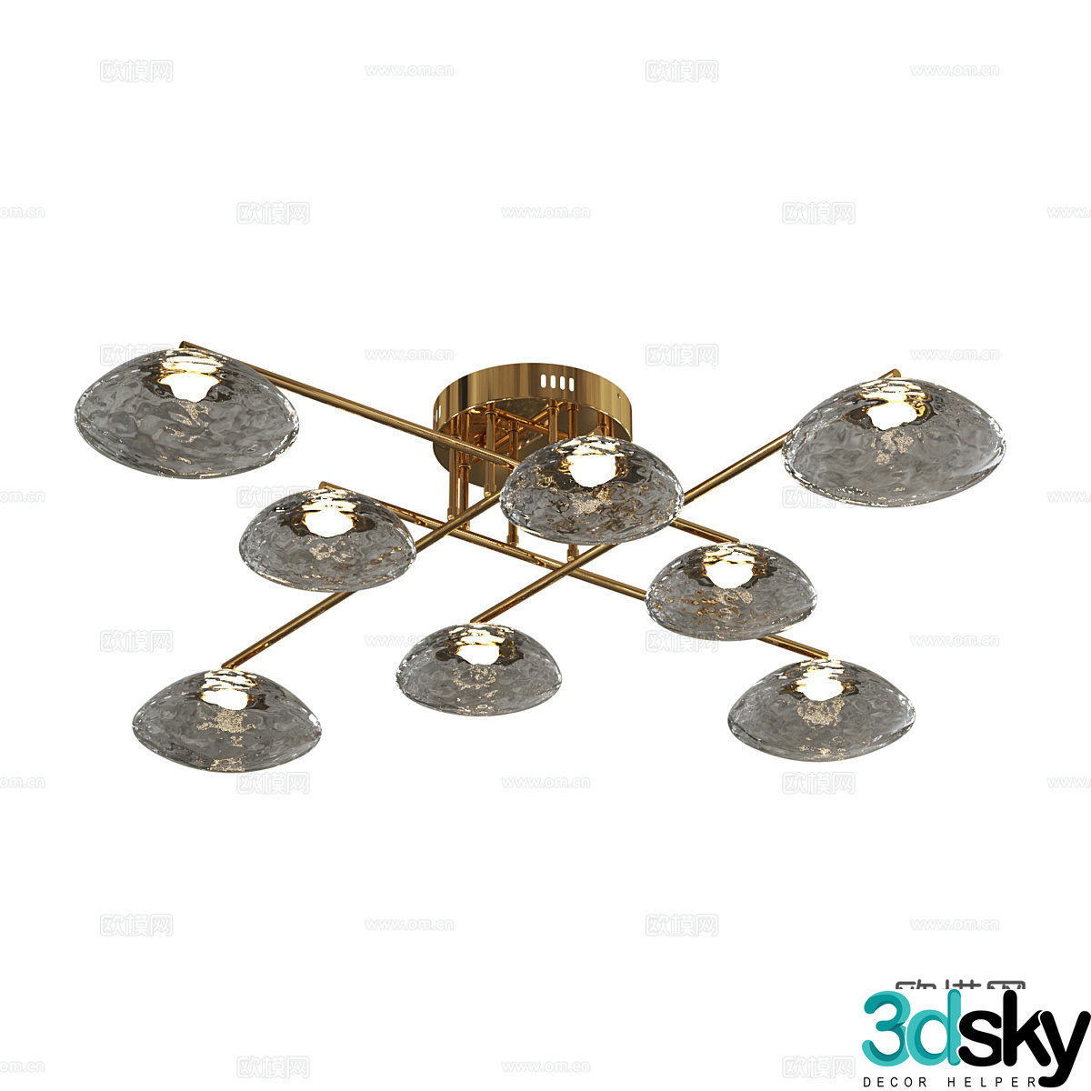 Modern simple ceiling lamp Ceiling lamp Simple ceiling lamp Light luxury ceiling lamp 3d model