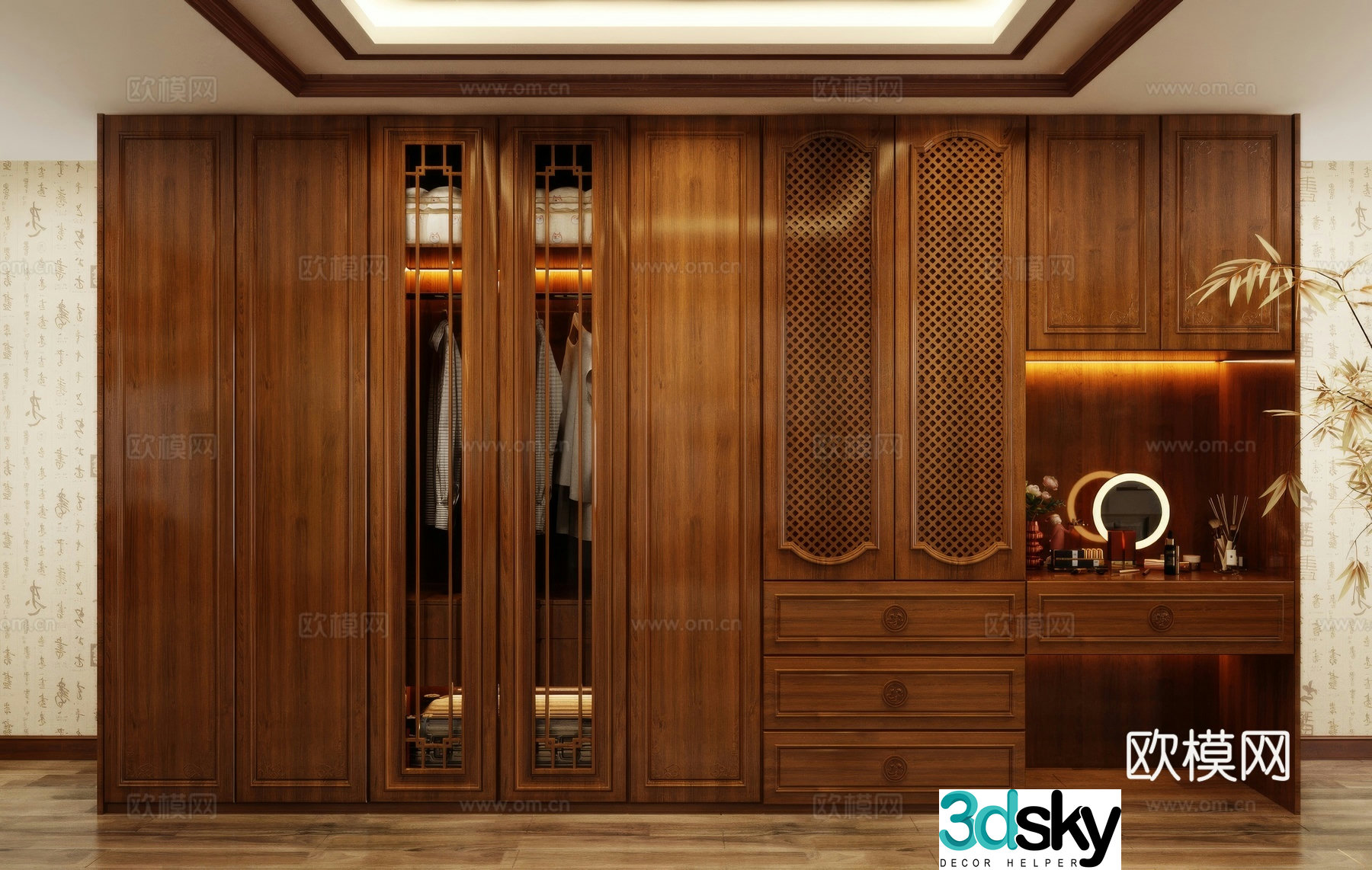 Wardrobe design Wardrobe renderings Wardrobe wardrobe design Wardrobe cabinet 3d model