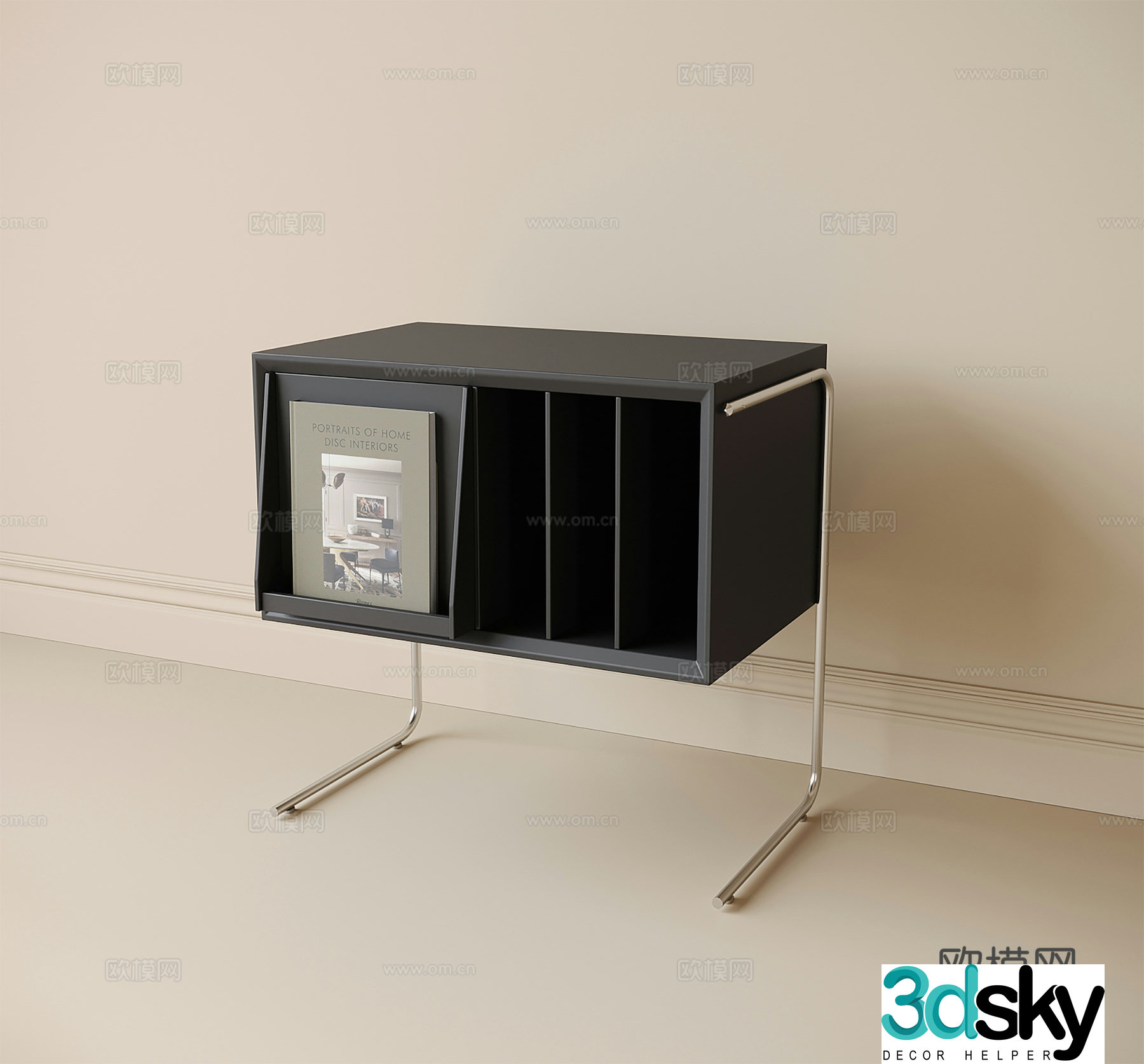Modern night table 3d model